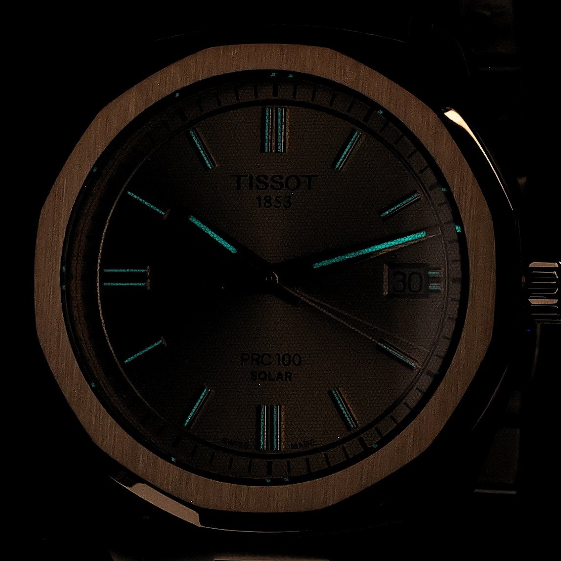 Tissot T1518223302100 zegarek męski klasyczny PRC 100 bransoleta