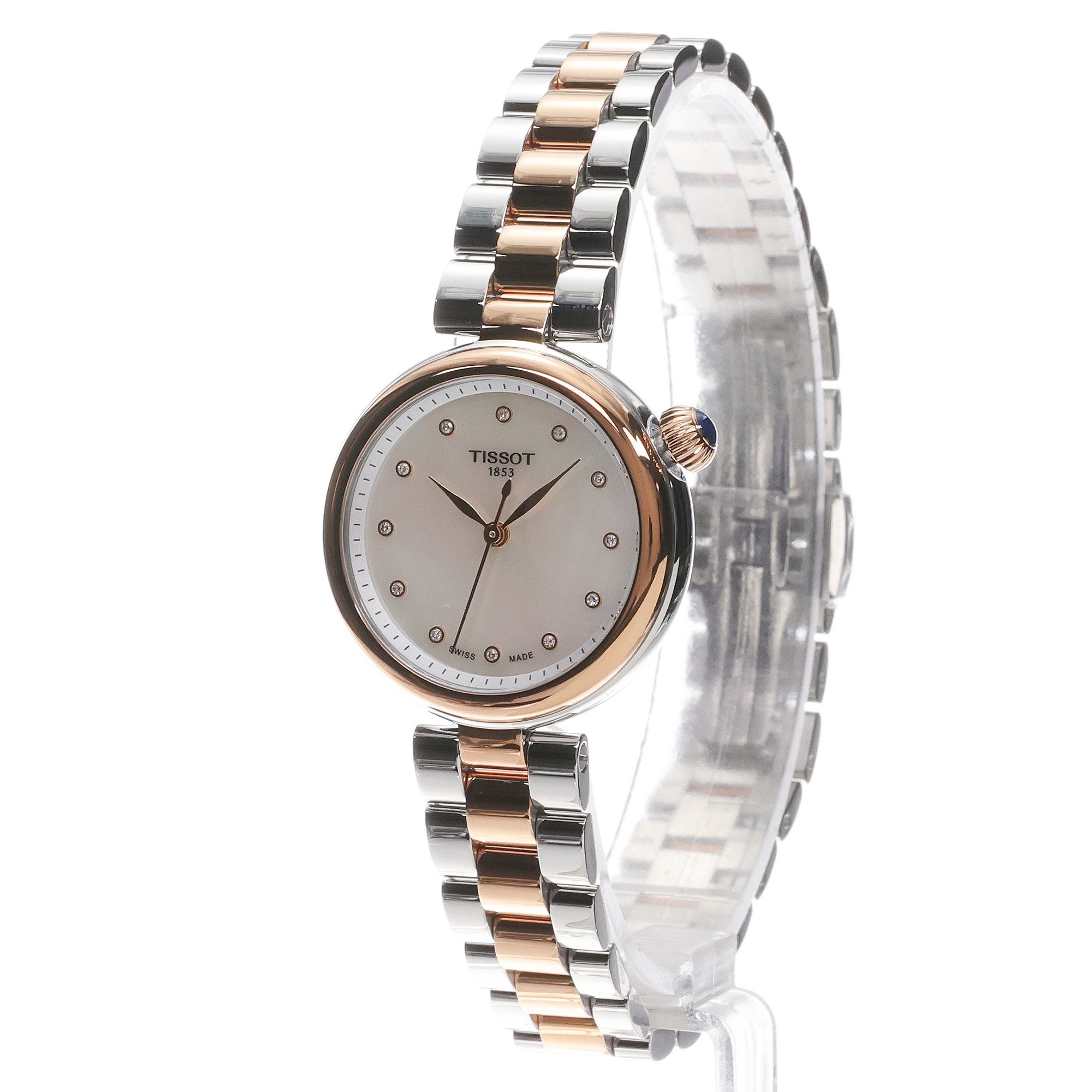 Tissot T1520102211601 T-LADY Desir 28mm zegarek damski klasyczny szafirowe - miniatura 2