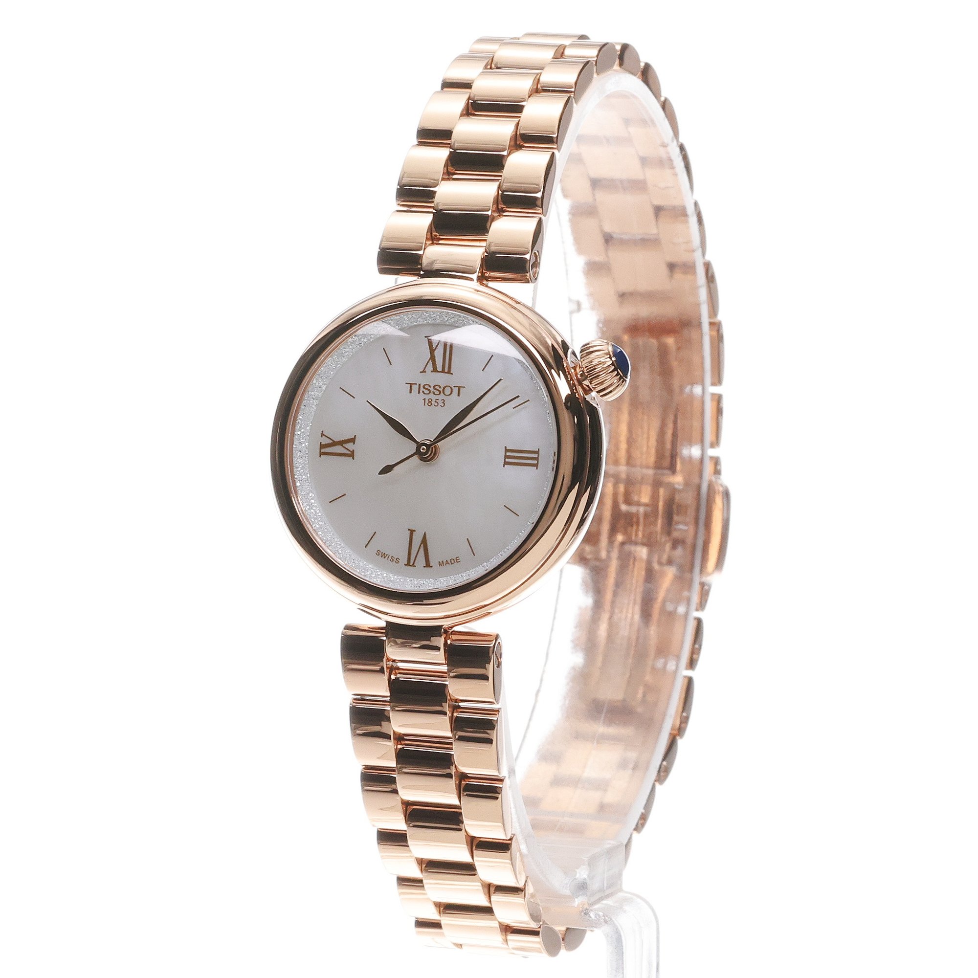 Tissot T1520103311801 Desir Desir 28mm zegarek damski elegancki szafirowe - miniatura 2