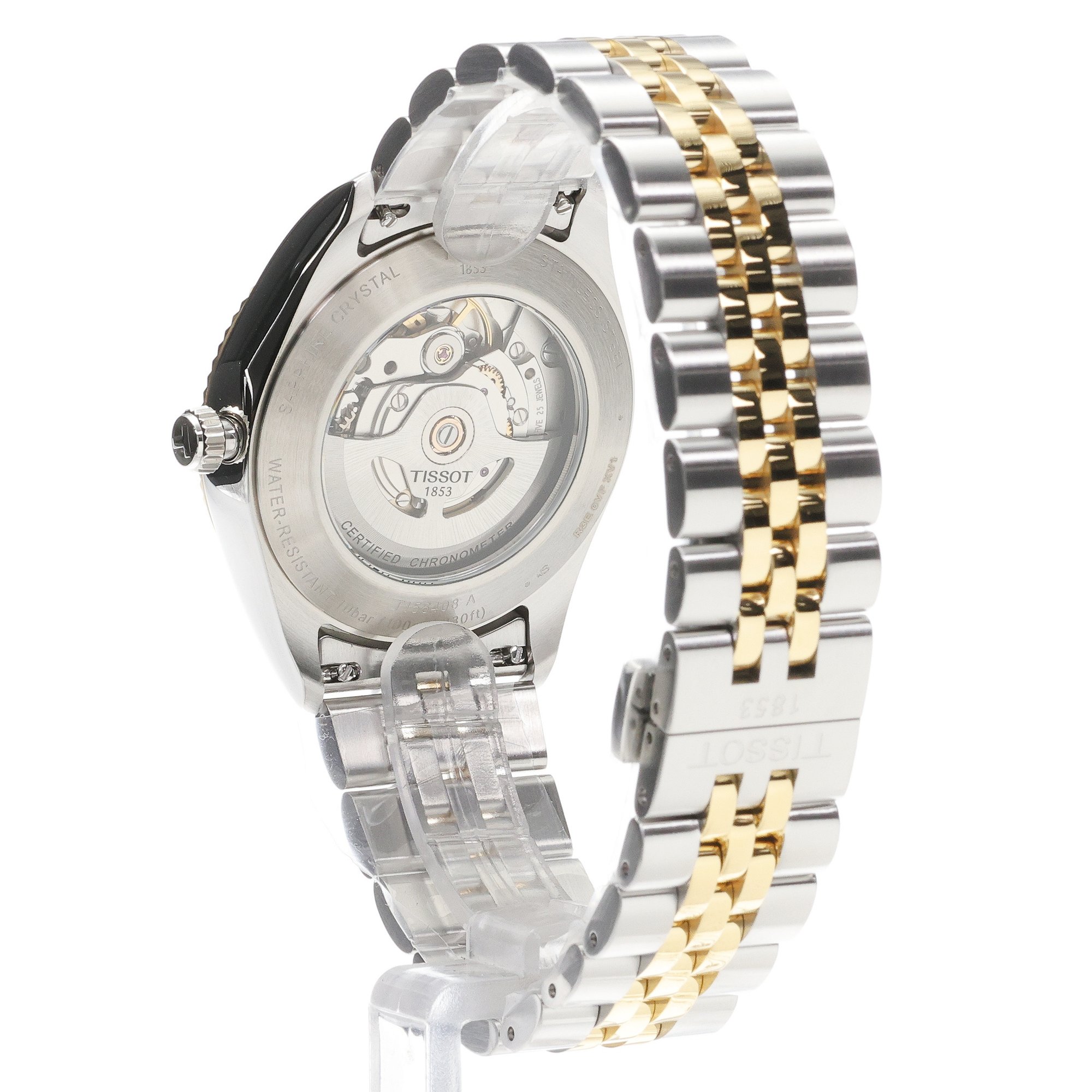 Tissot T1564082203300 Ballade Powermatic 80 COSC 39mm Ballade klasyczny zegarek srebrny - miniatura 4