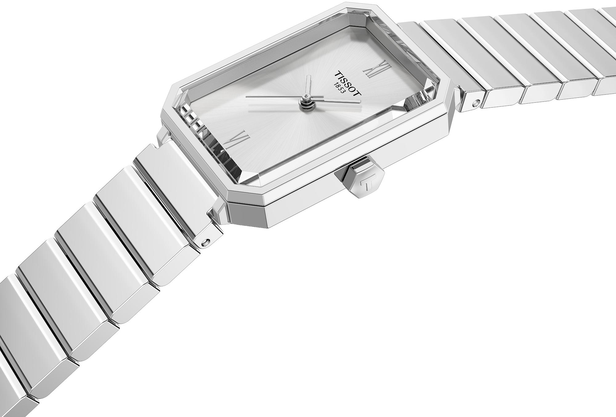 Tissot T1601101103300 SRV 30mm Silver Dial Steel Bracelet zegarek klasyczny SRV