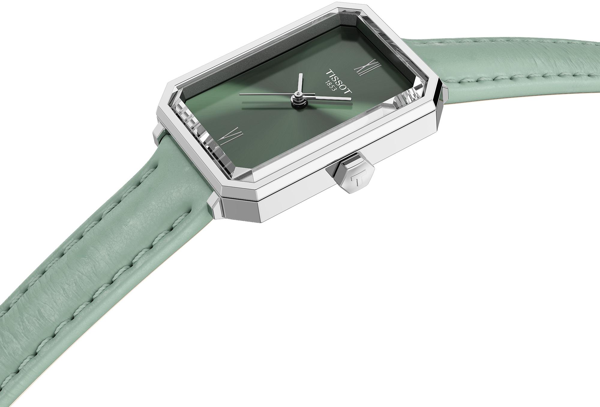 Tissot T1601101609300 zegarek srebrny klasyczny SRV pasek - miniatura 2