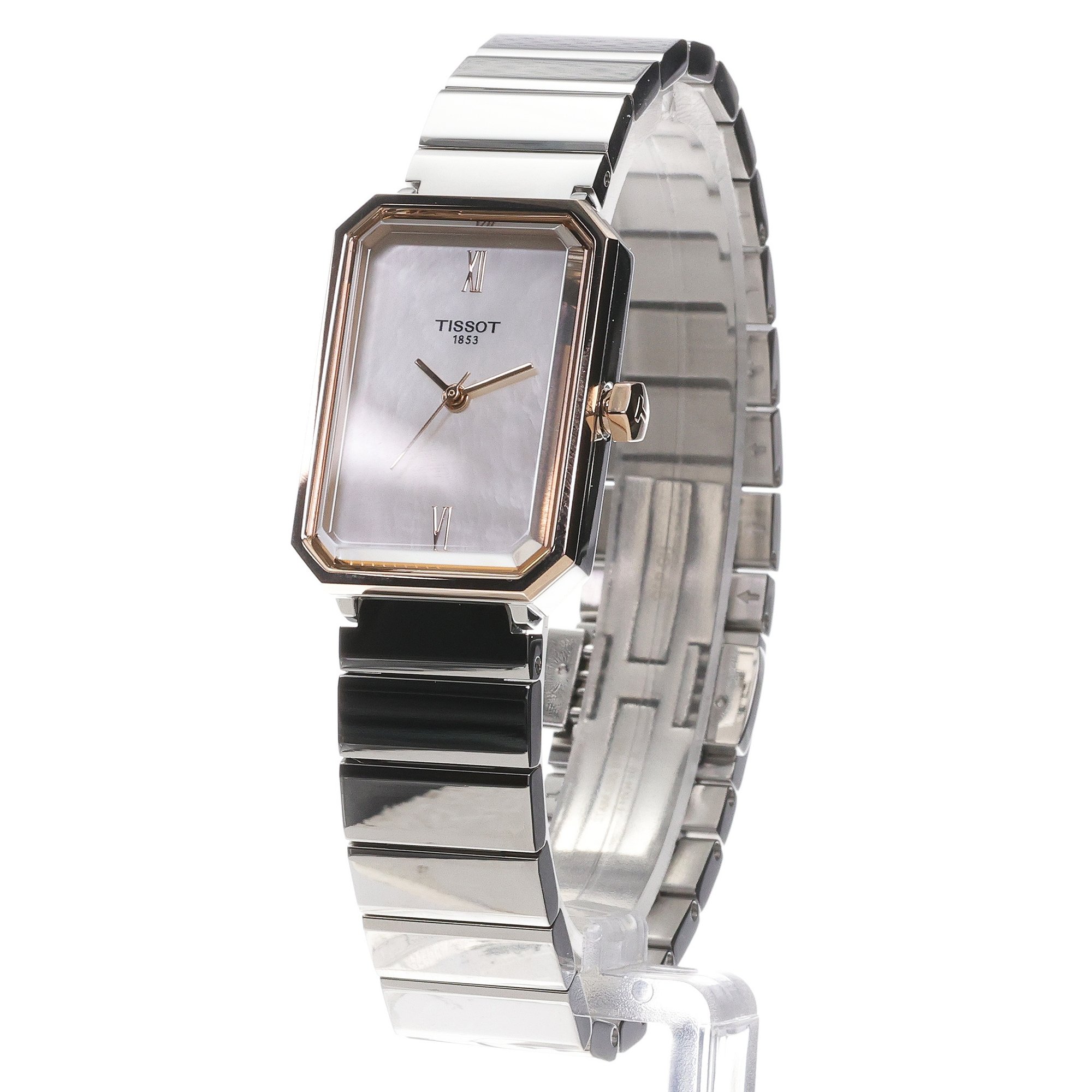 Tissot T1601102111300 SRV SRV 30mm White Mother of Pearl Dial Steel Bracelet zegarek damski klasyczny szafirowe