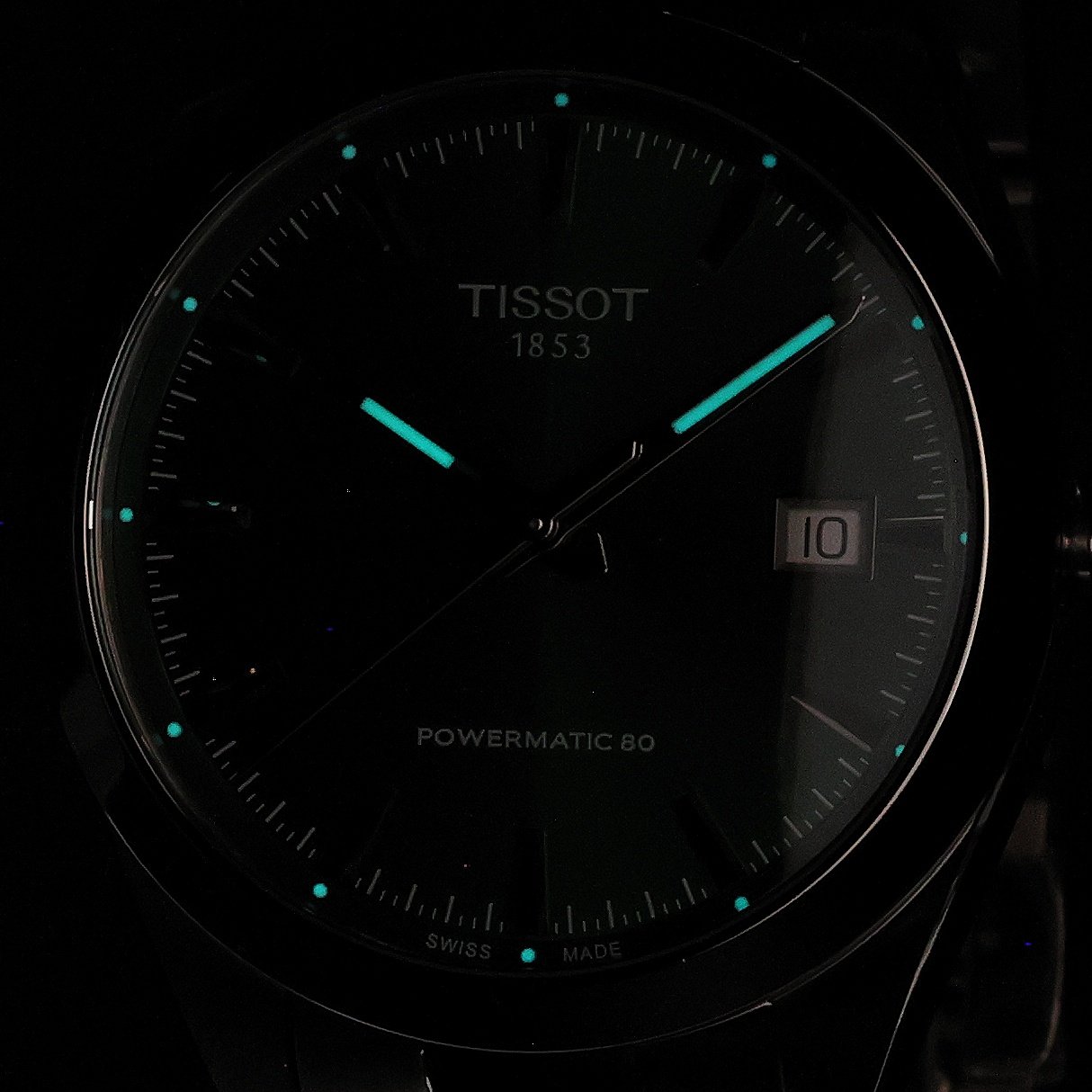 Tissot T1658071109100 zegarek męski klasyczny Gentleman bransoleta - miniatura 5