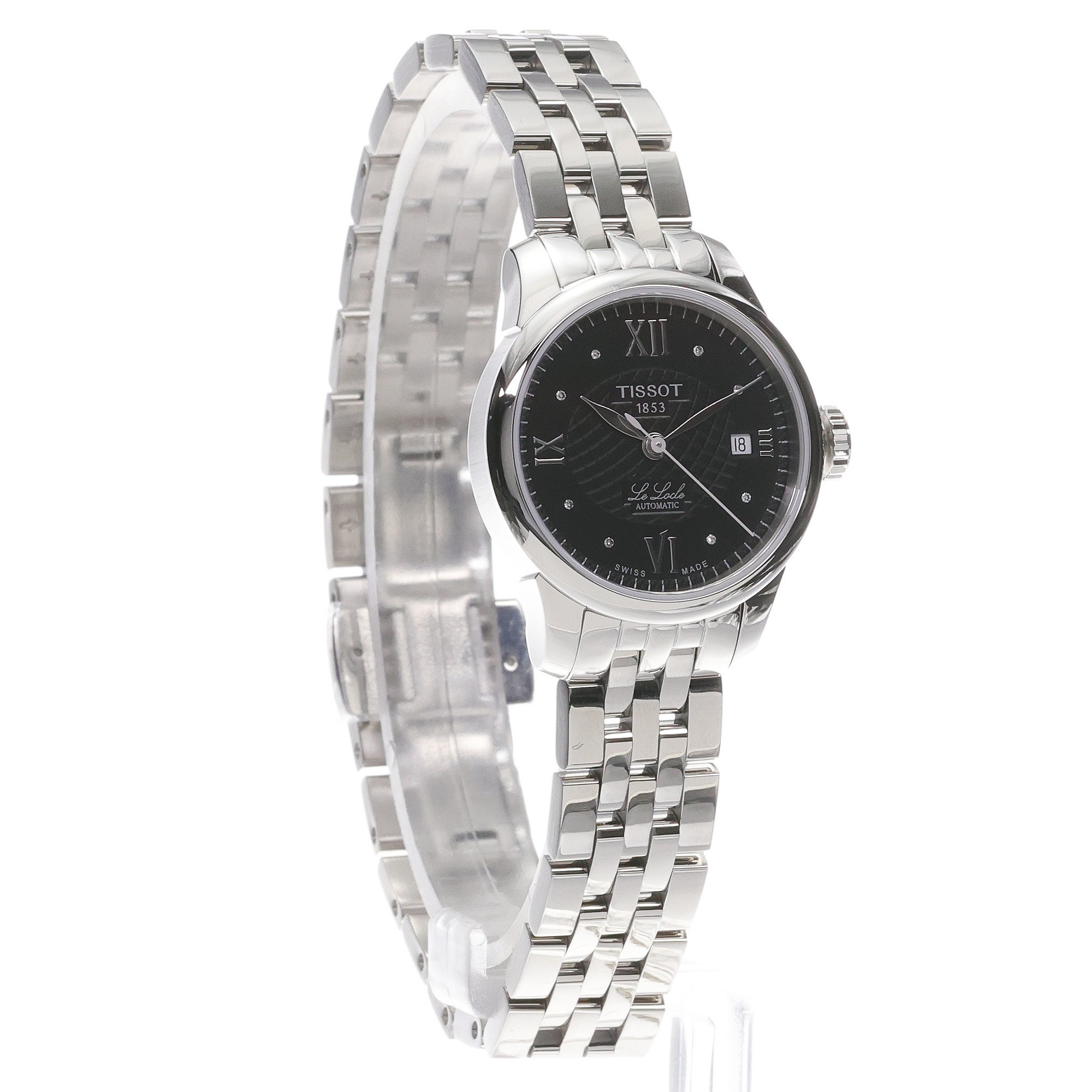 Tissot T41118356 LE LOCLE AUTOMATIC LADY DIAMONDS zegarek klasyczny Le Locle - miniatura 3