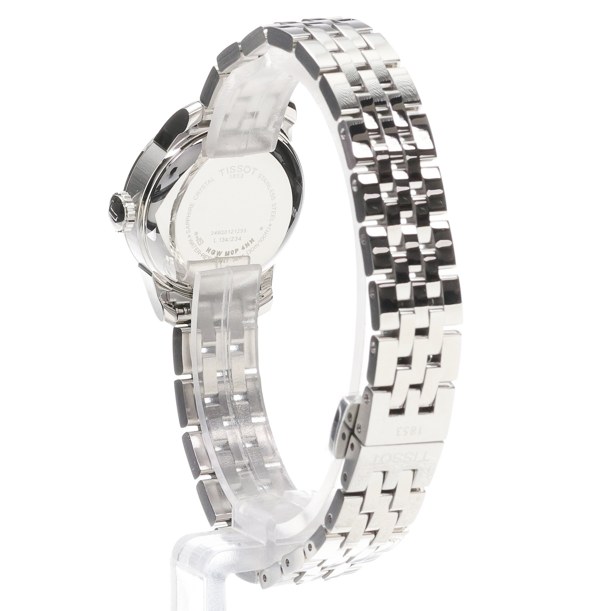 Tissot T41118356 zegarek srebrny klasyczny Le Locle bransoleta - miniatura 4