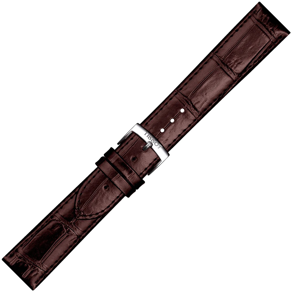 Skórzany brązowy pasek Tissot 20 mm Tissot T852.043.013 