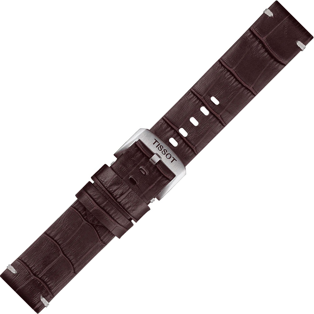Skórzany brązowy pasek Tissot 22 mm Tissot T852.046.773 