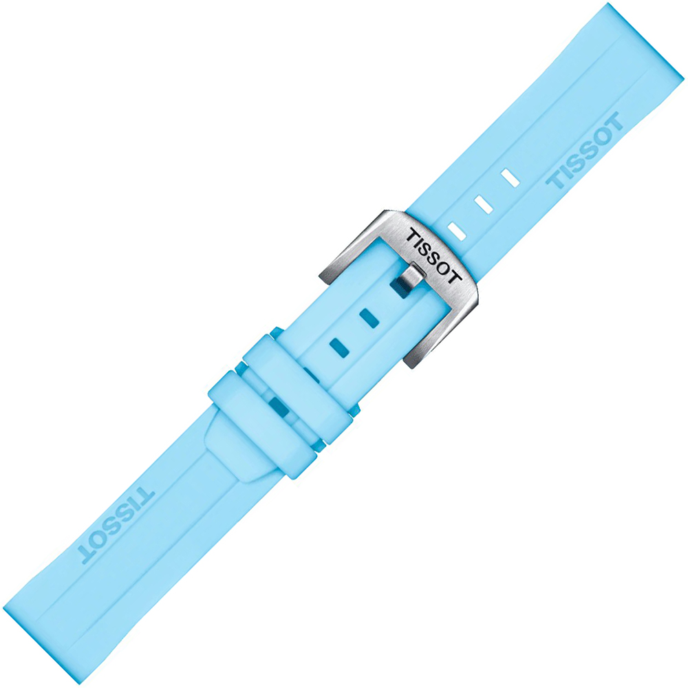 Silikonowy niebieski pasek Tissot 18 mm Tissot T852.047.450 
