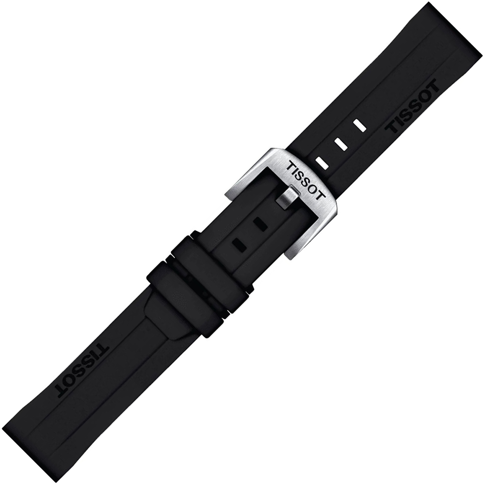 Silikonowy czarny pasek Tissot 18 mm Tissot T852.047.455 