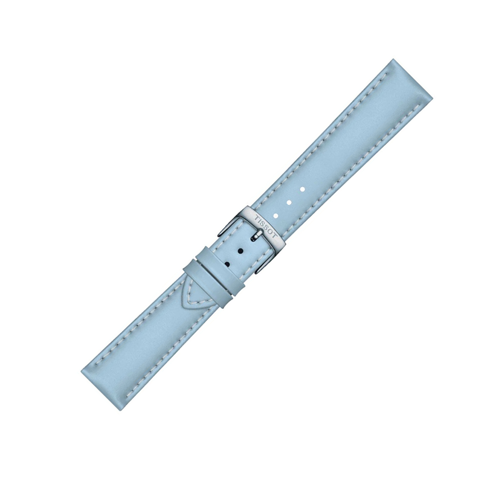 Skórzany niebieski pasek Tissot 18 mm Tissot T852.048.148 