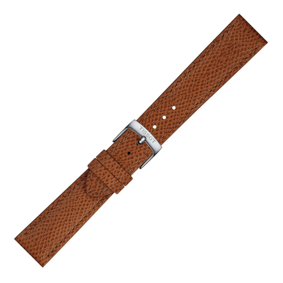 Brązowy Skórzany (18 mm) Tissot T852.049.063 
