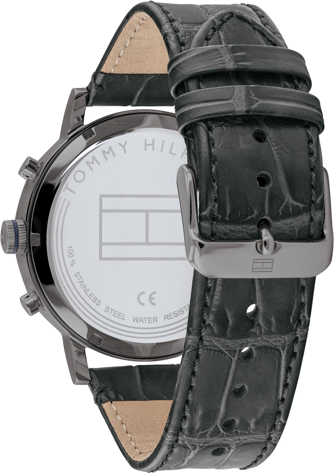 Tommy Hilfiger 1710395 zegarek srebrny fashion-modowy Męskie pasek - miniatura 3