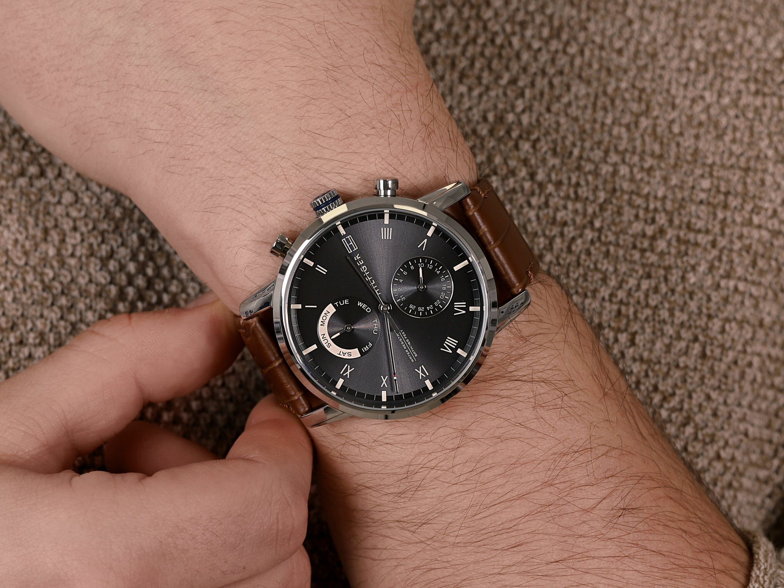 Tommy Hilfiger 1710398 zegarek klasyczny Męskie - miniatura 4