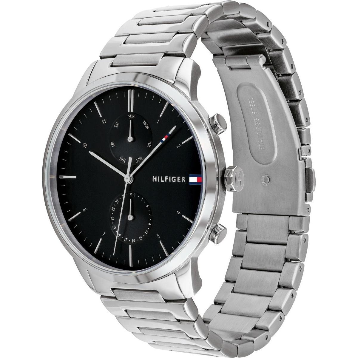 Tommy Hilfiger 1710407 zegarek srebrny klasyczny Męskie bransoleta - miniatura 5