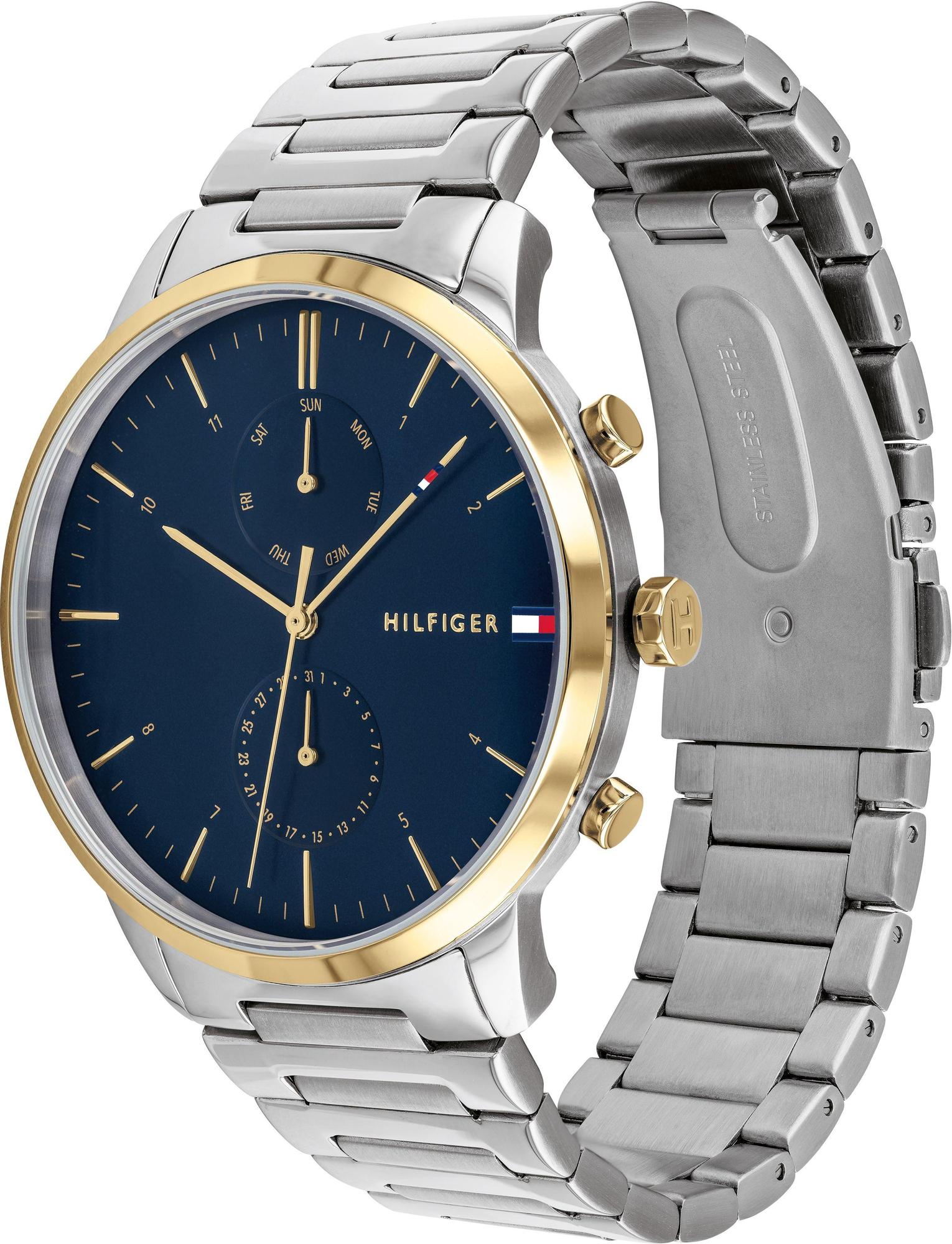 Tommy Hilfiger 1710408 zegarek srebrny klasyczny Męskie bransoleta - miniatura 5