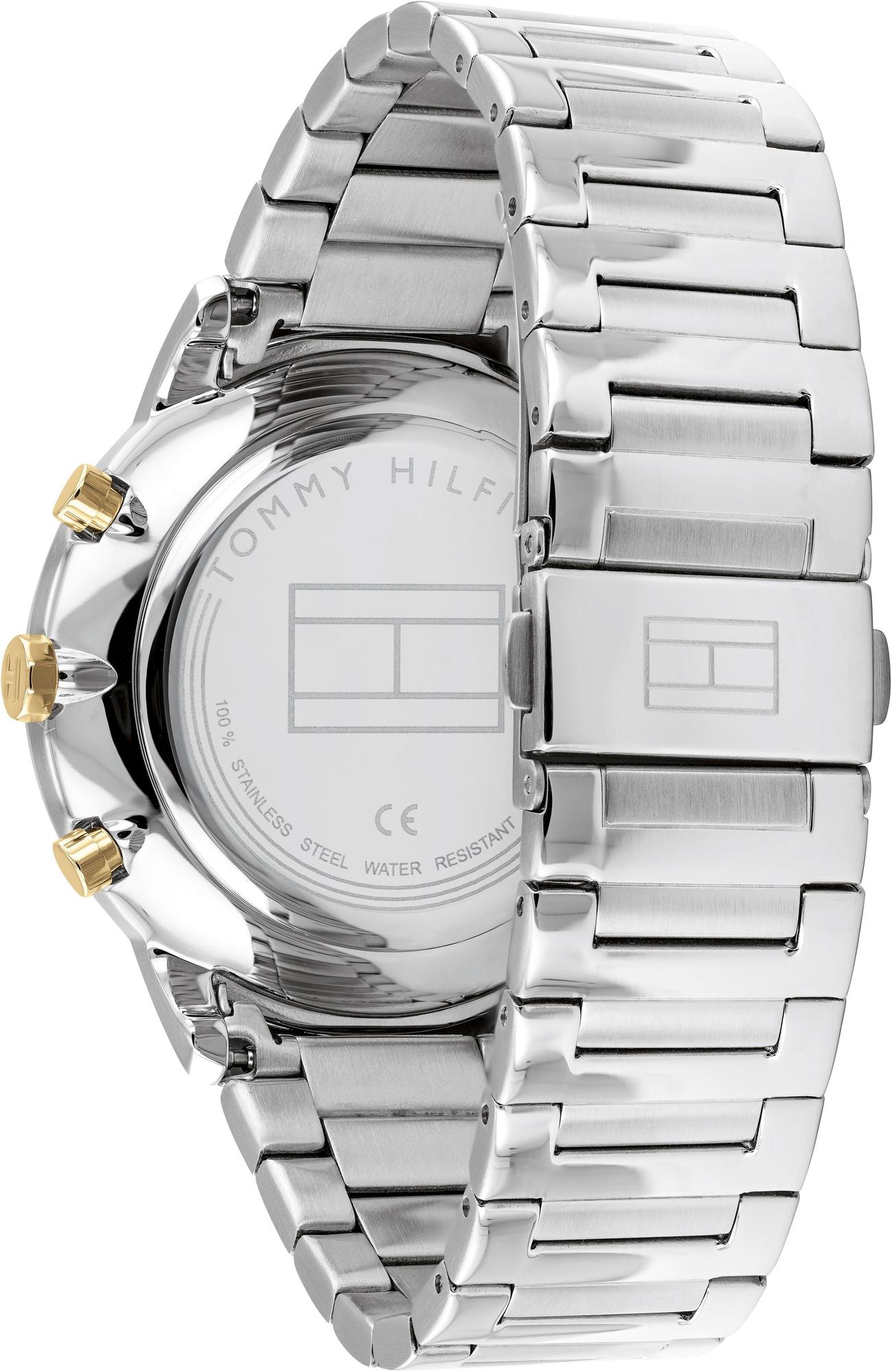Tommy Hilfiger 1710408 zegarek srebrny klasyczny Męskie bransoleta - miniatura 6