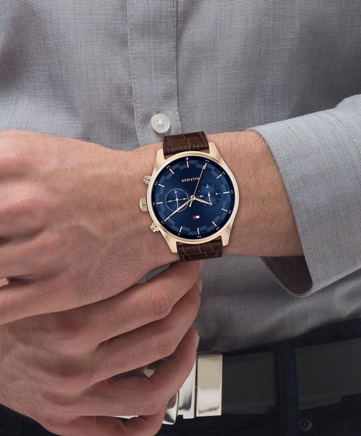 Tommy Hilfiger 1710423 Sawyer zegarek klasyczny Męskie - miniatura 4