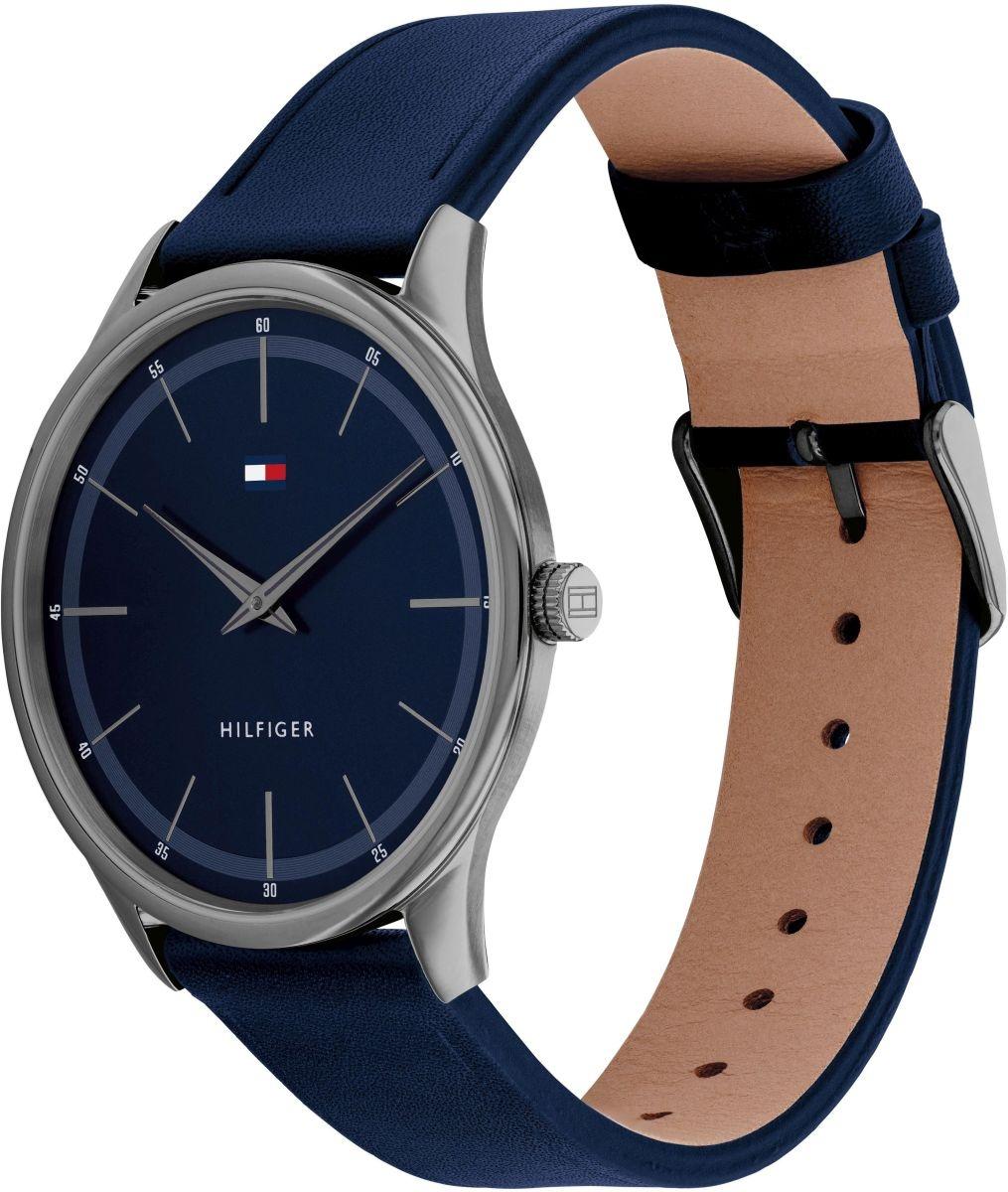 Tommy Hilfiger 1710467 zegarek szary klasyczny Męskie pasek - miniatura 2