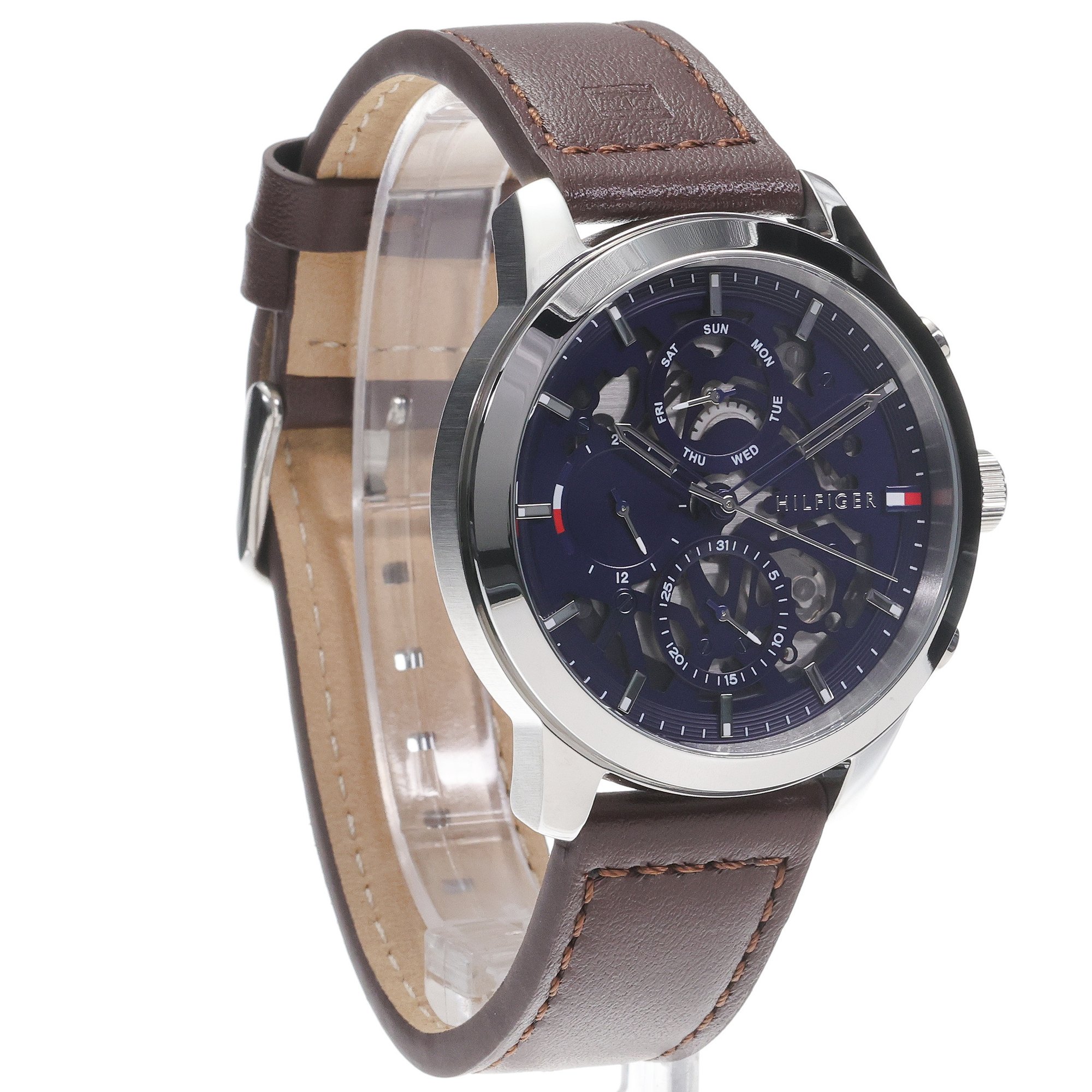 Tommy Hilfiger 1710476 zegarek srebrny fashion-modowy Męskie pasek - miniatura 3
