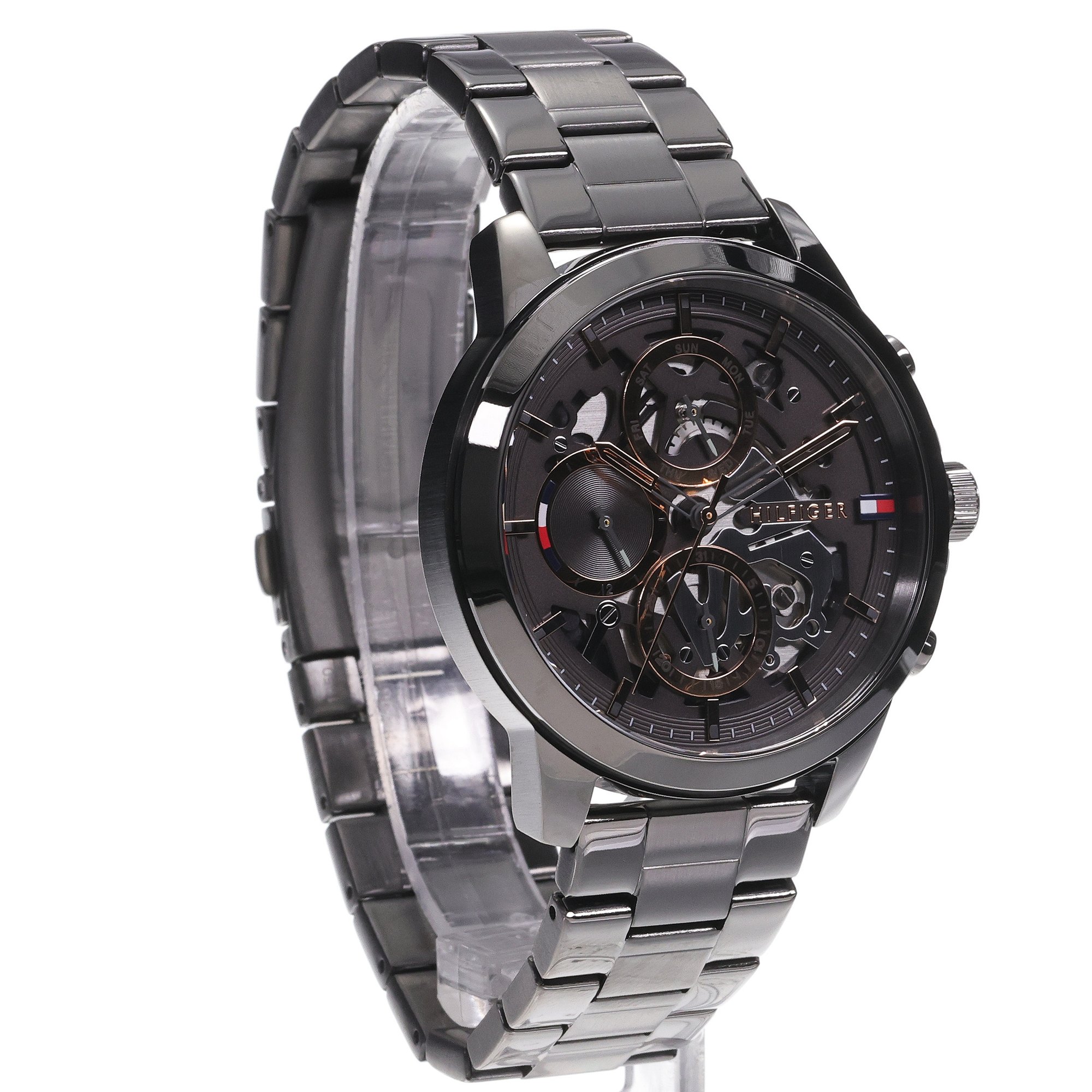 Tommy Hilfiger 1710479 zegarek szary fashion-modowy Męskie bransoleta - miniatura 3