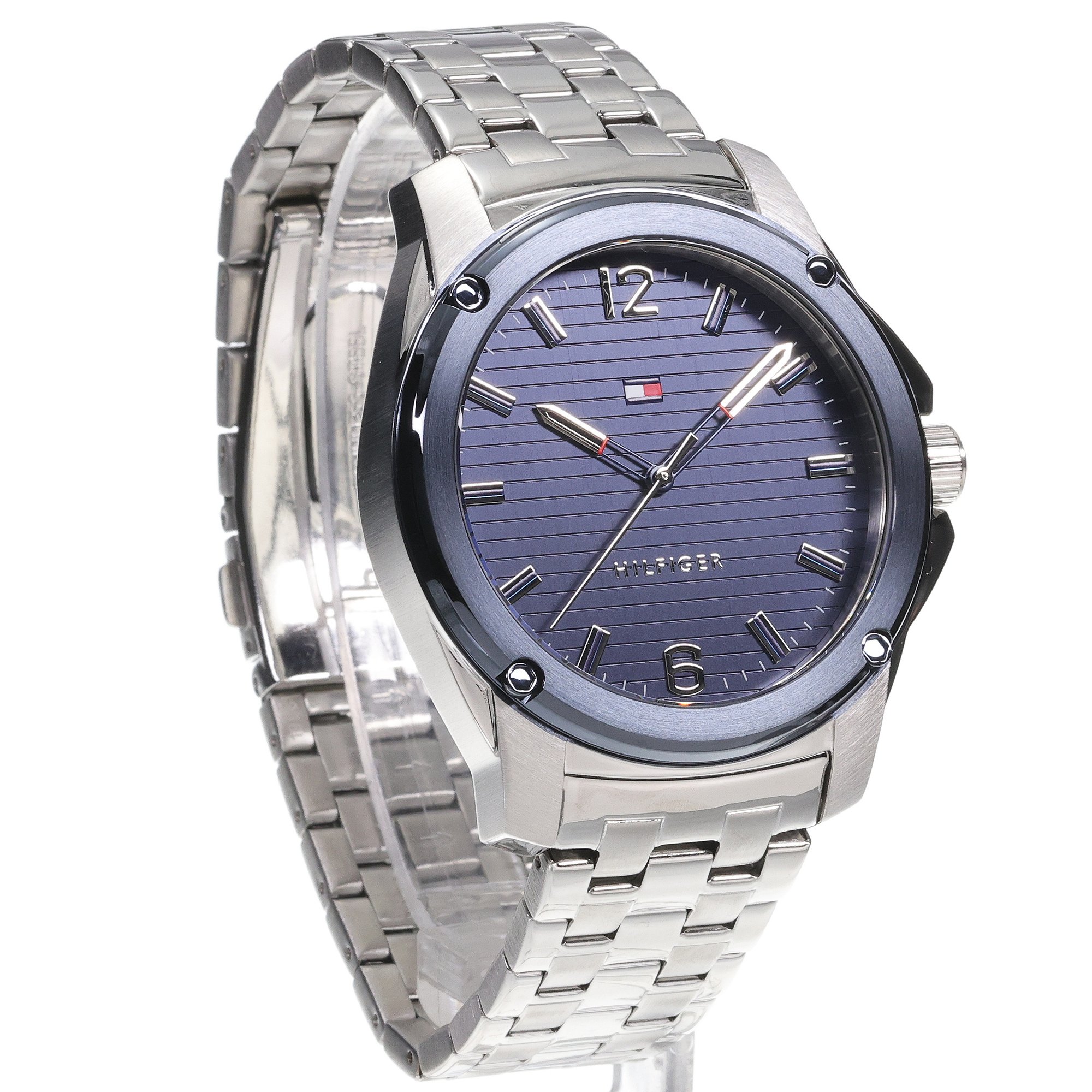 Tommy Hilfiger 1710487 zegarek srebrny klasyczny Męskie bransoleta