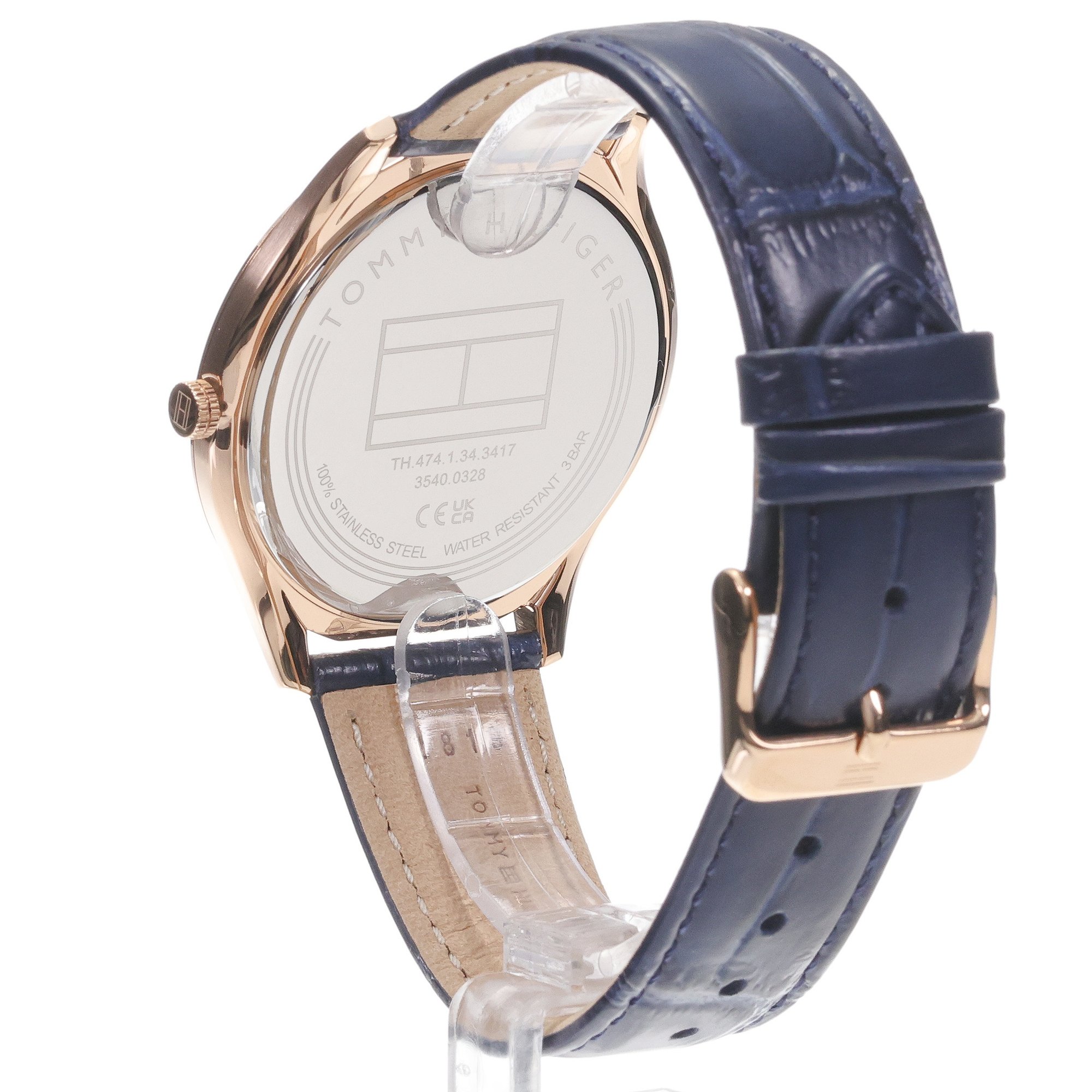 Tommy Hilfiger 1710517 zegarek różowe złoto klasyczny Męskie pasek - miniatura 4