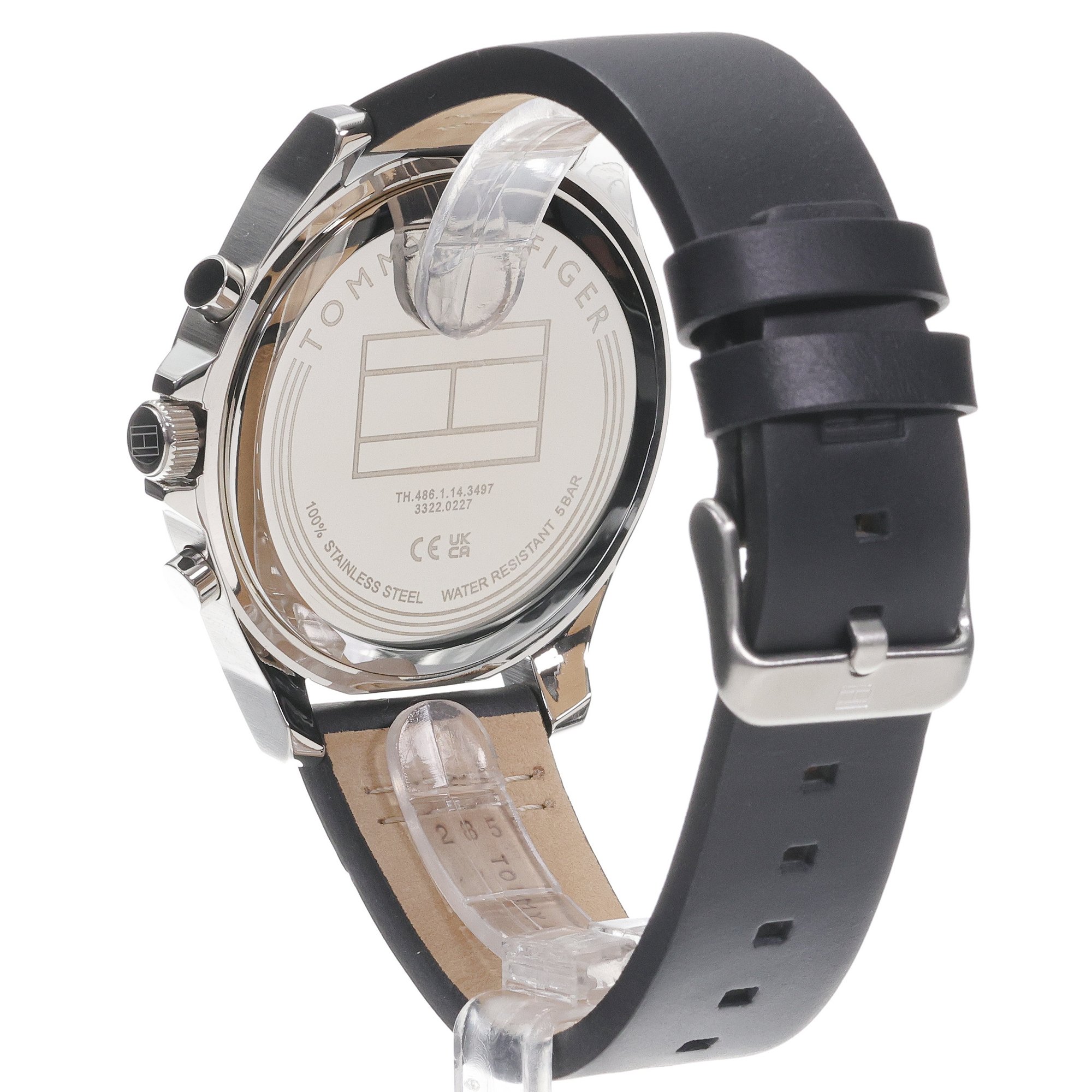 Tommy Hilfiger 1710521 zegarek srebrny fashion-modowy Męskie pasek