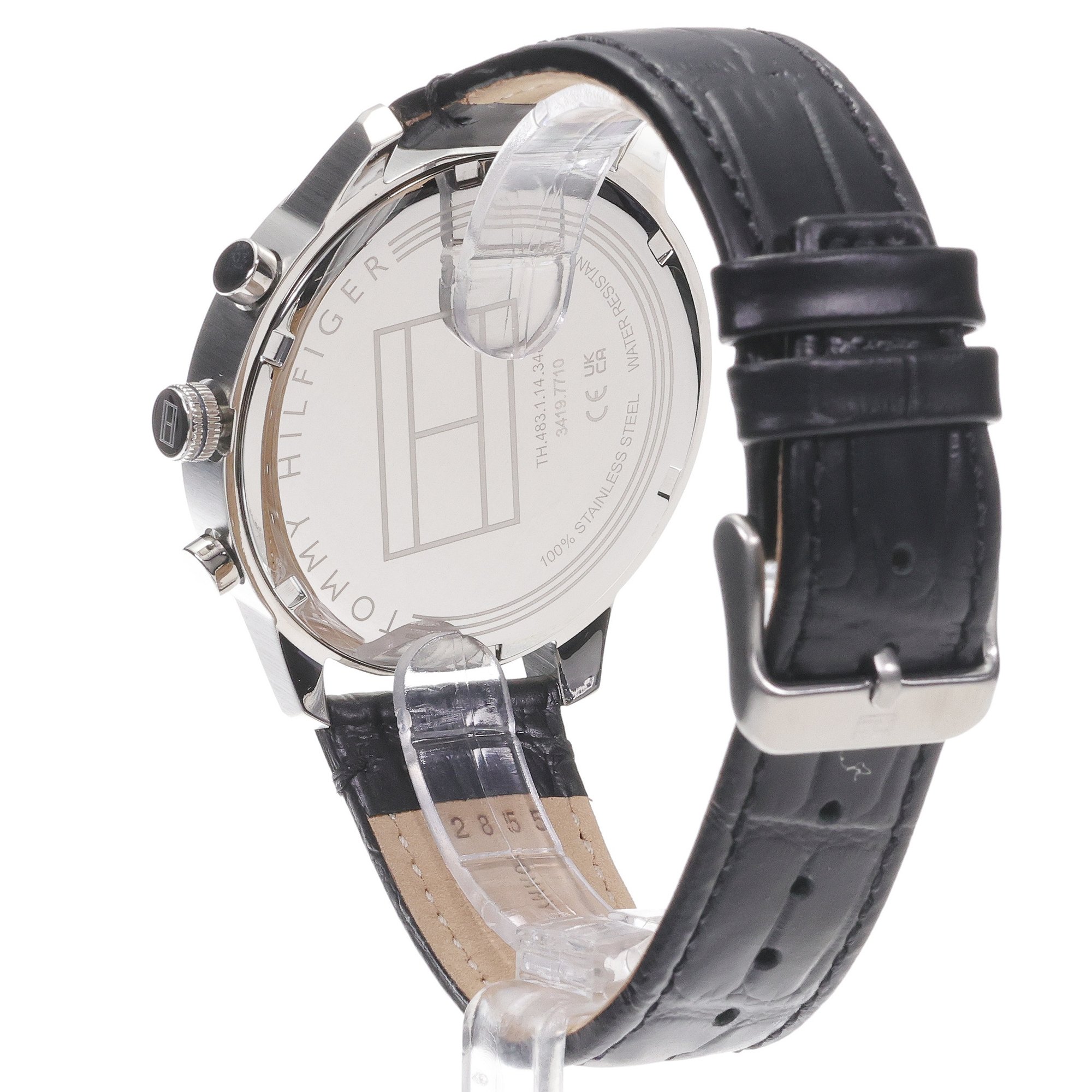 Tommy Hilfiger 1710527 zegarek srebrny klasyczny Męskie pasek - miniatura 4