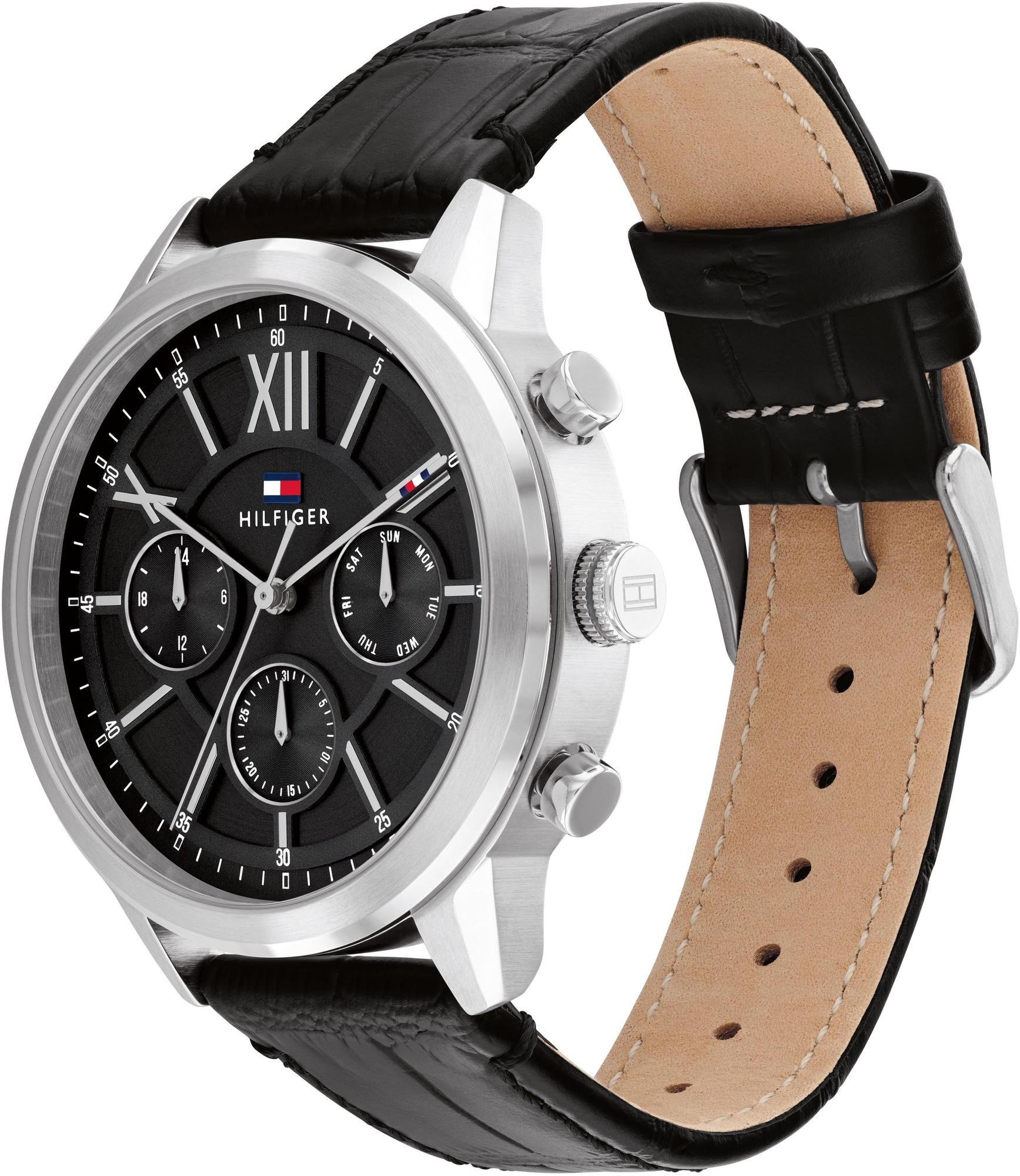 Tommy Hilfiger 1710527 zegarek srebrny klasyczny Męskie pasek - miniatura 5