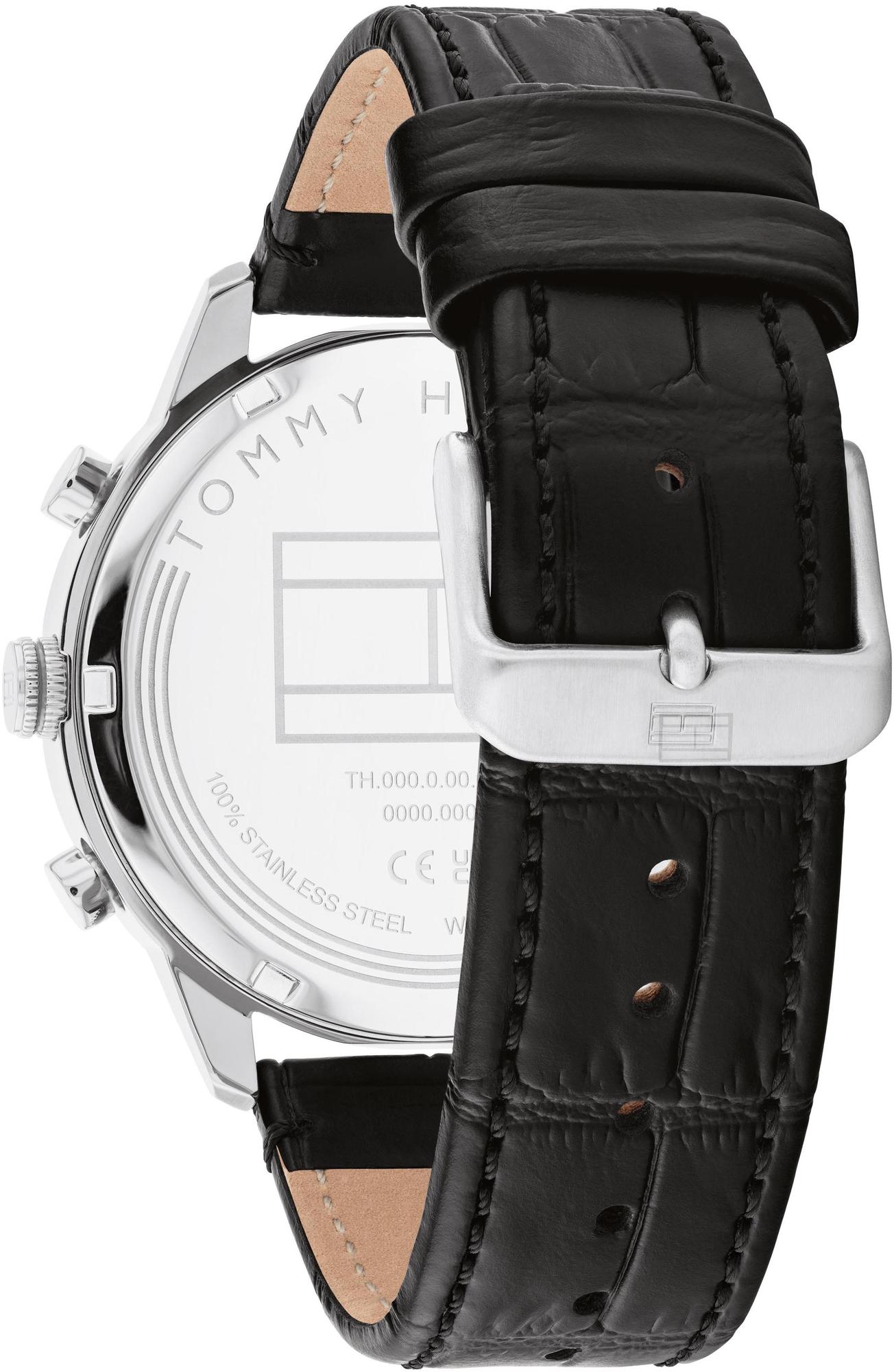 Tommy Hilfiger 1710527 zegarek srebrny klasyczny Męskie pasek - miniatura 6