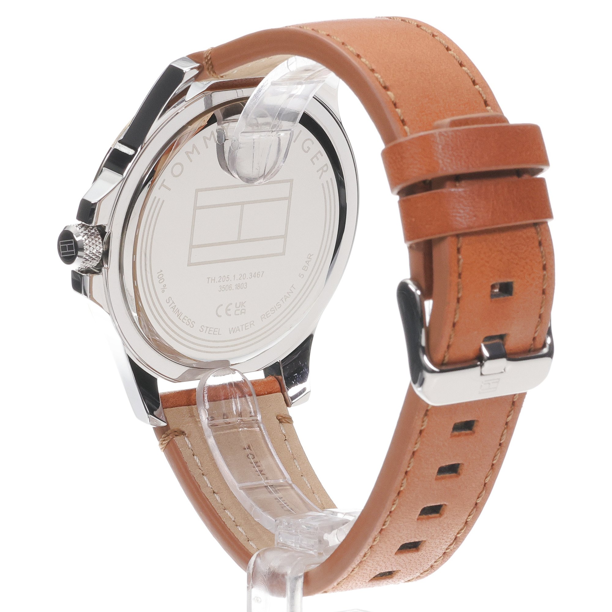 Tommy Hilfiger 1710529 zegarek srebrny klasyczny Męskie pasek - miniatura 4