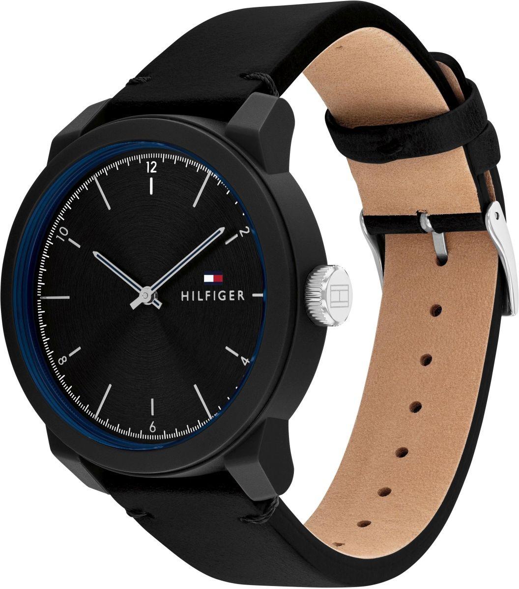 Tommy Hilfiger 1710542 zegarek czarny klasyczny Męskie pasek - miniatura 5