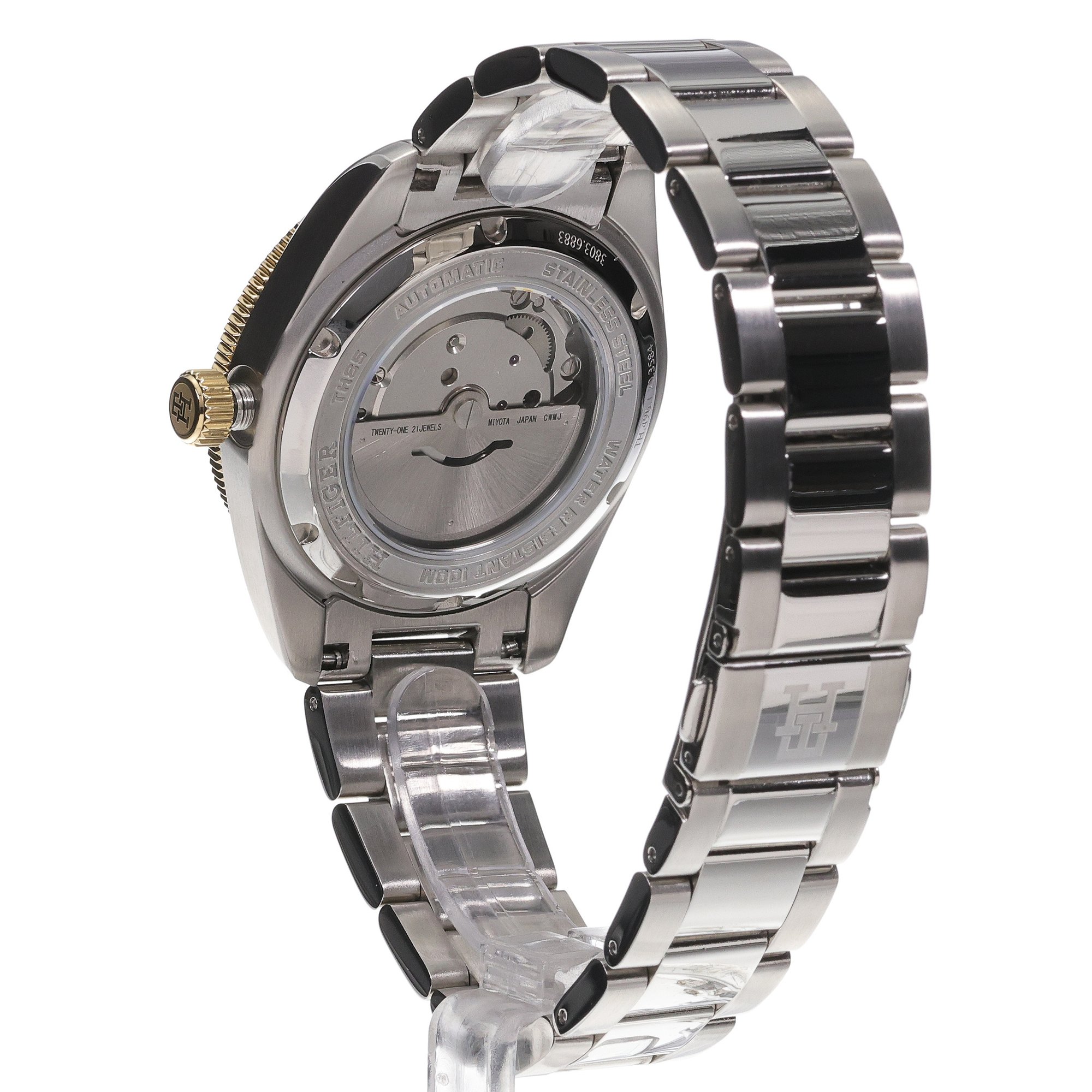 Tommy Hilfiger 1710551 zegarek srebrny klasyczny Męskie bransoleta - miniatura 4