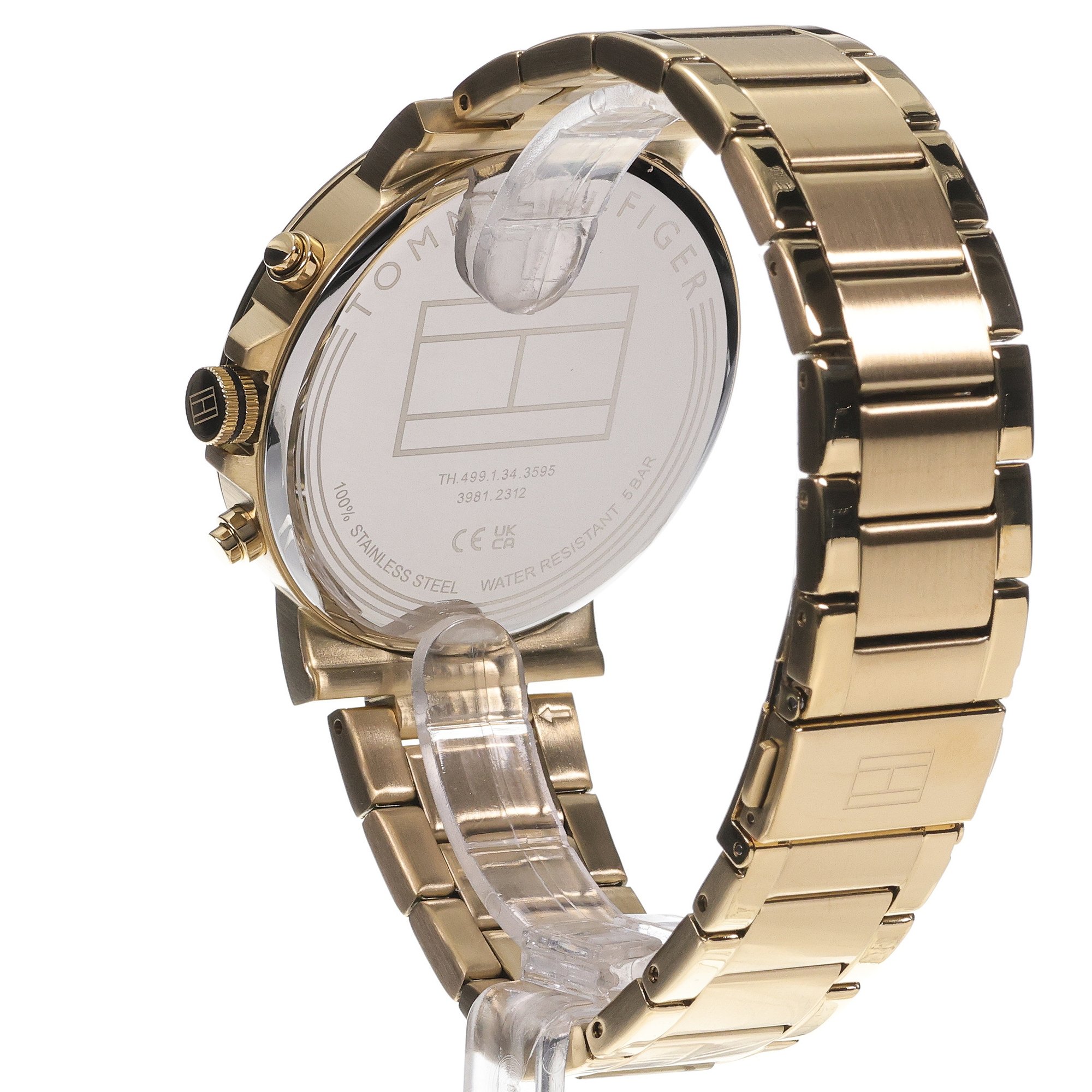 Tommy Hilfiger 1710589 zegarek złoty klasyczny Męskie bransoleta