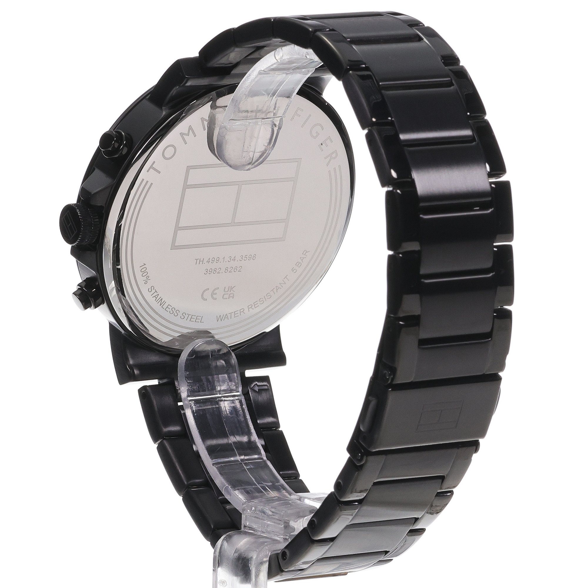 Tommy Hilfiger 1710590 zegarek czarny klasyczny Męskie bransoleta - miniatura 4