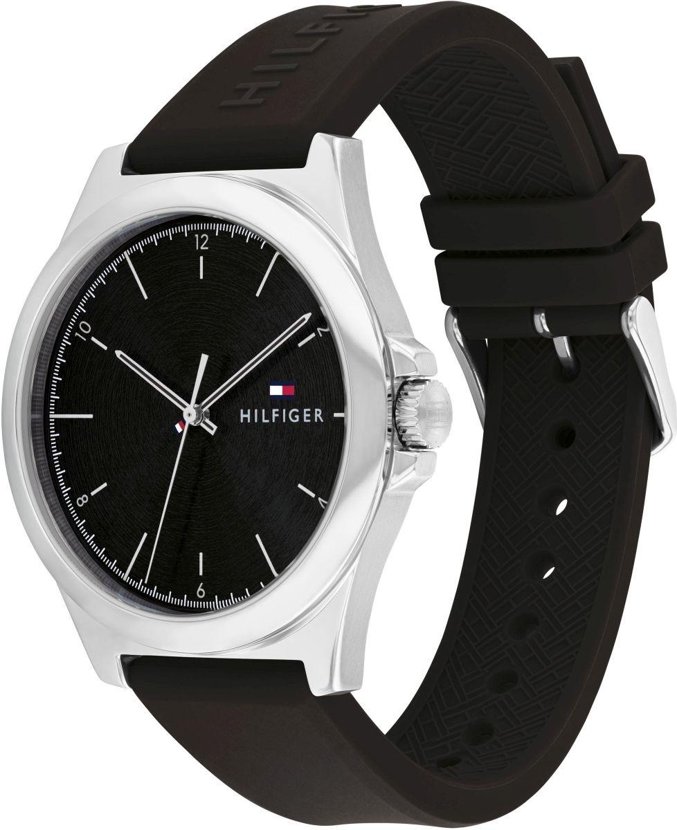 Tommy Hilfiger 1710617 zegarek srebrny klasyczny Męskie pasek - miniatura 5