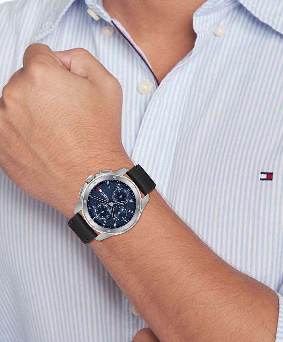 Tommy Hilfiger 1710619 Walker Męskie klasyczny zegarek srebrny - miniatura 7
