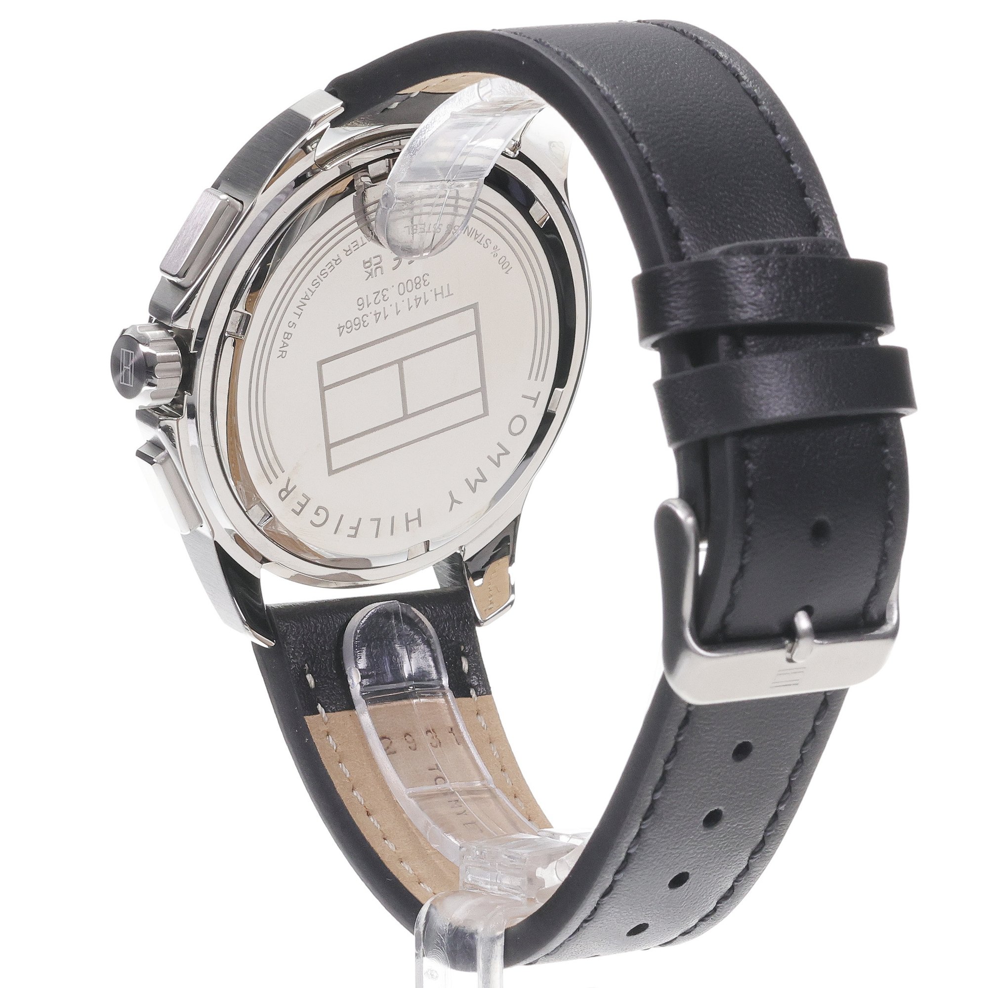 Tommy Hilfiger 1710619 zegarek srebrny klasyczny Męskie pasek - miniatura 4