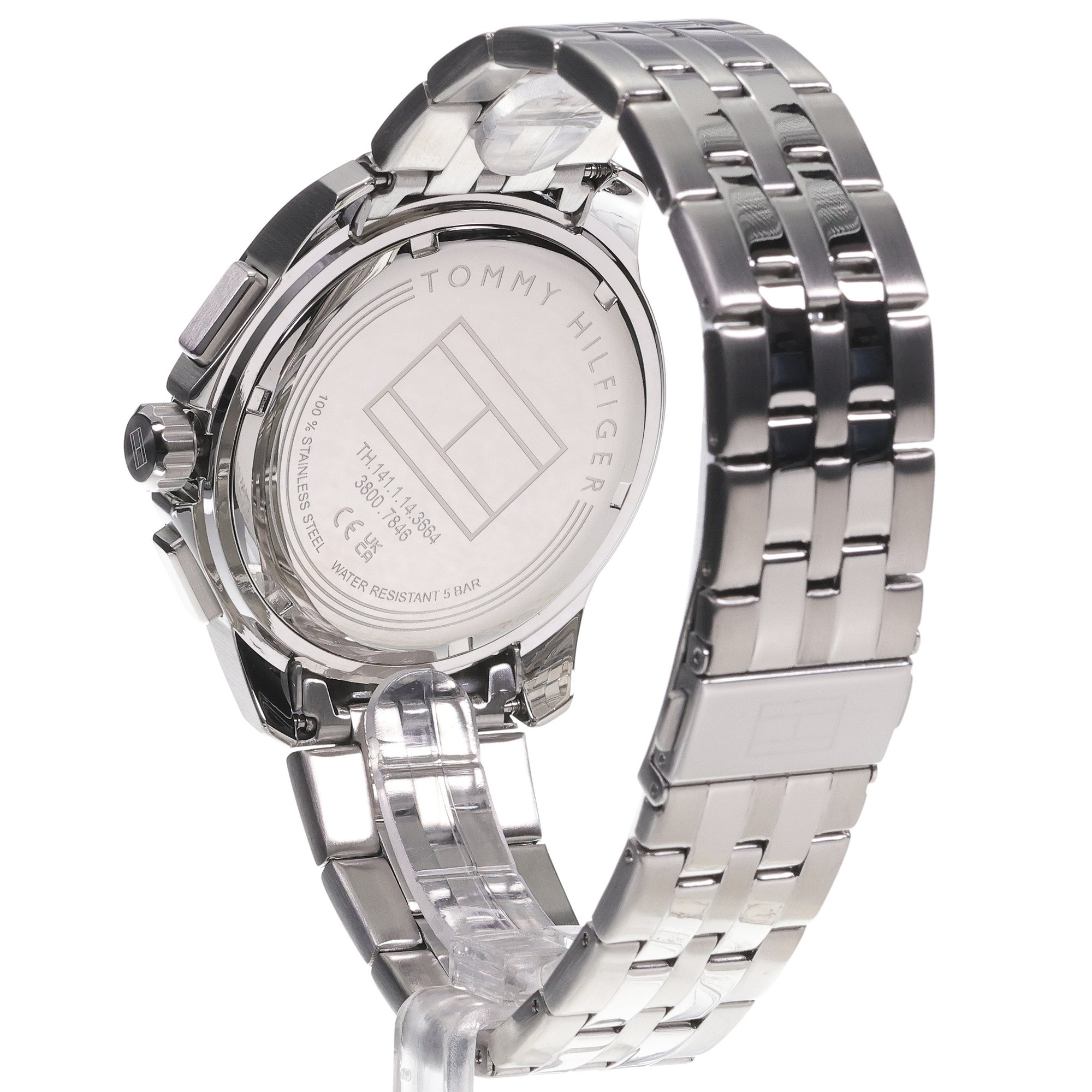 Tommy Hilfiger 1710620 zegarek srebrny klasyczny Męskie bransoleta - miniatura 4