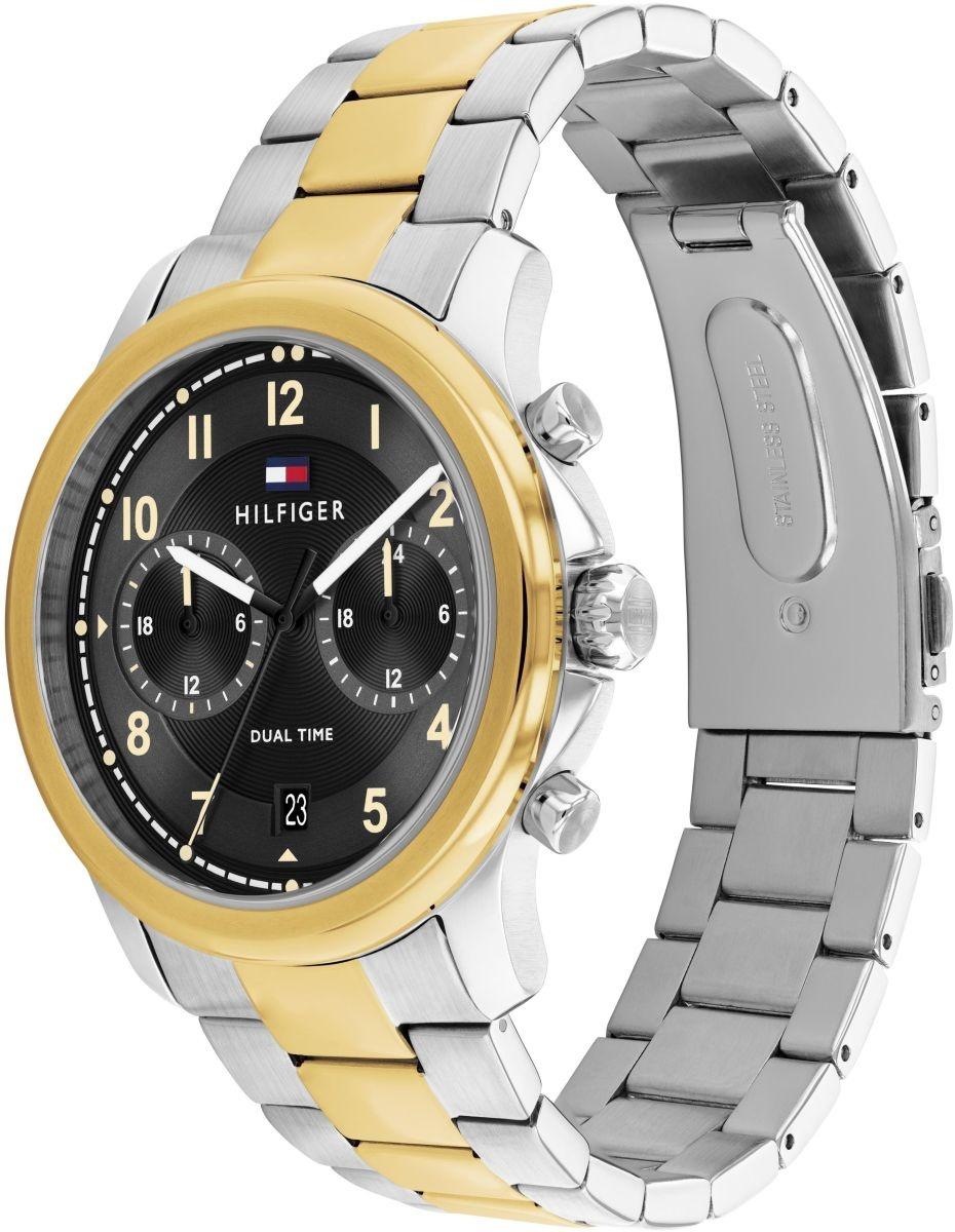 Tommy Hilfiger 1710627 zegarek srebrny klasyczny Męskie bransoleta