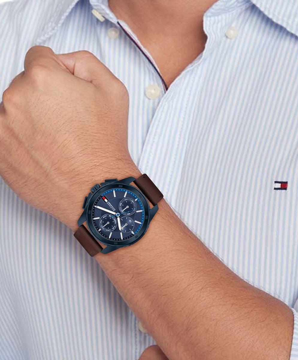 Tommy Hilfiger 1710632 Walker Męskie klasyczny zegarek niebieski - miniatura 7
