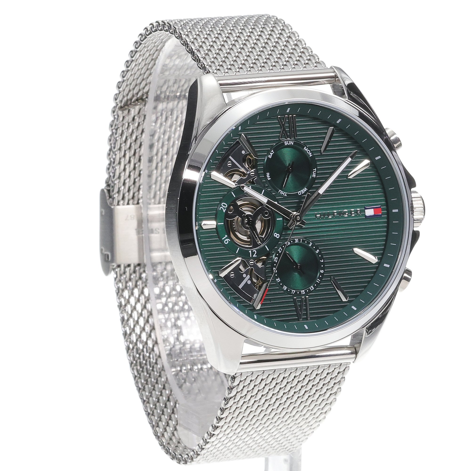 Tommy Hilfiger 1710647 zegarek srebrny fashion-modowy Męskie bransoleta