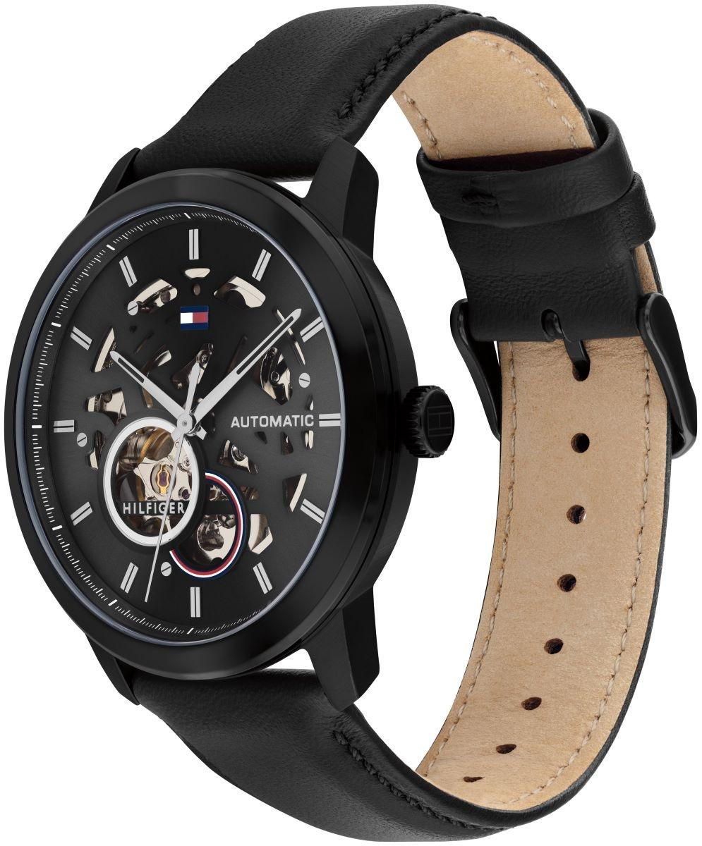 Tommy Hilfiger 1710659 zegarek czarny fashion-modowy Męskie pasek