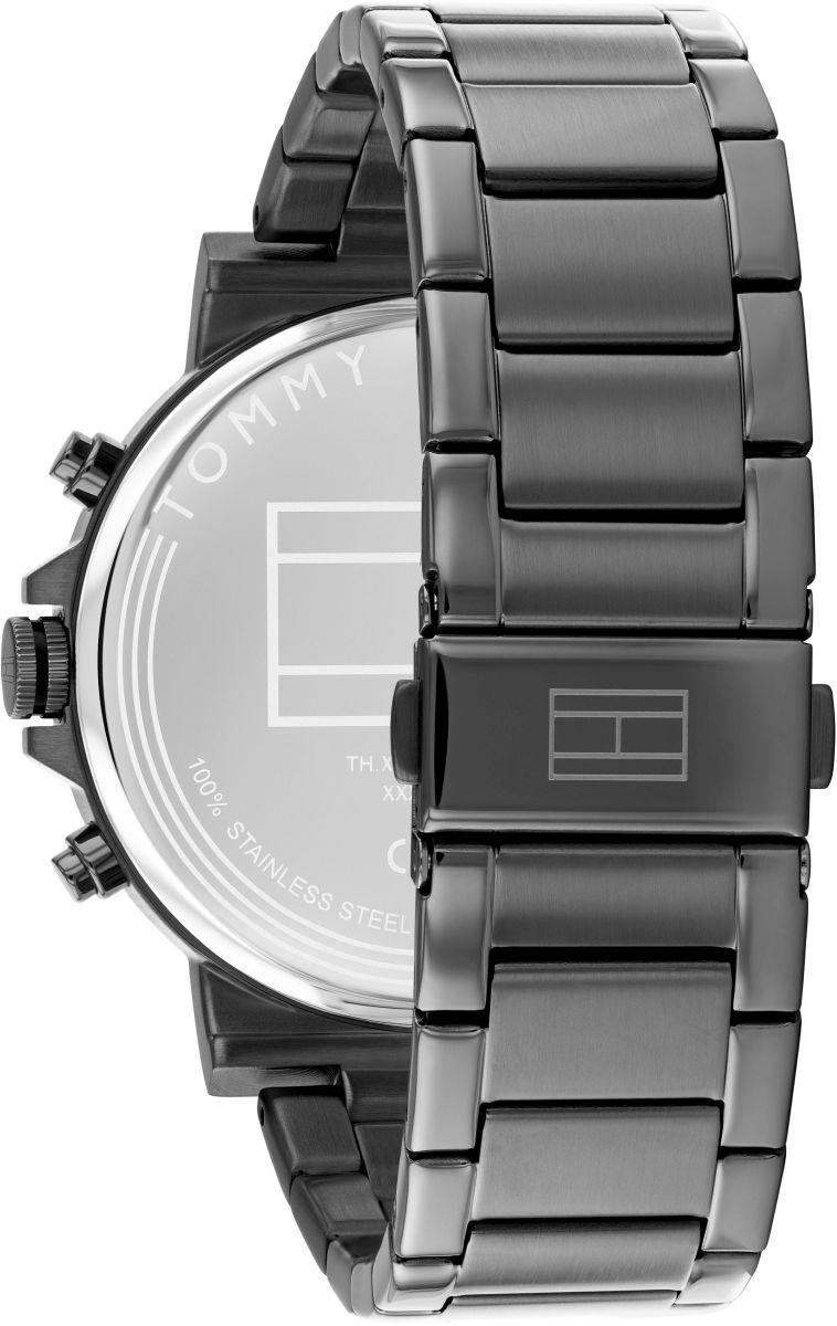 Tommy Hilfiger 1710711 zegarek szary klasyczny Męskie bransoleta