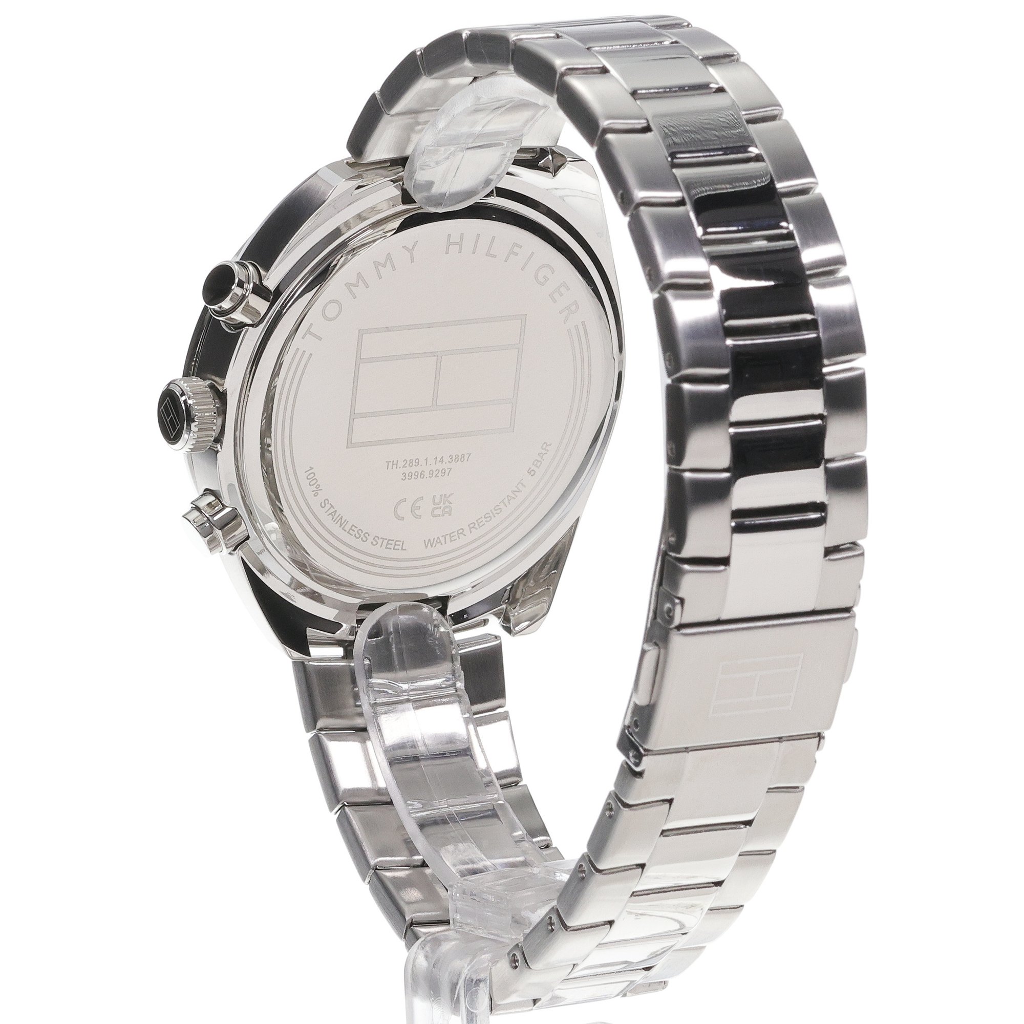 Tommy Hilfiger 1710722 zegarek srebrny klasyczny Męskie bransoleta