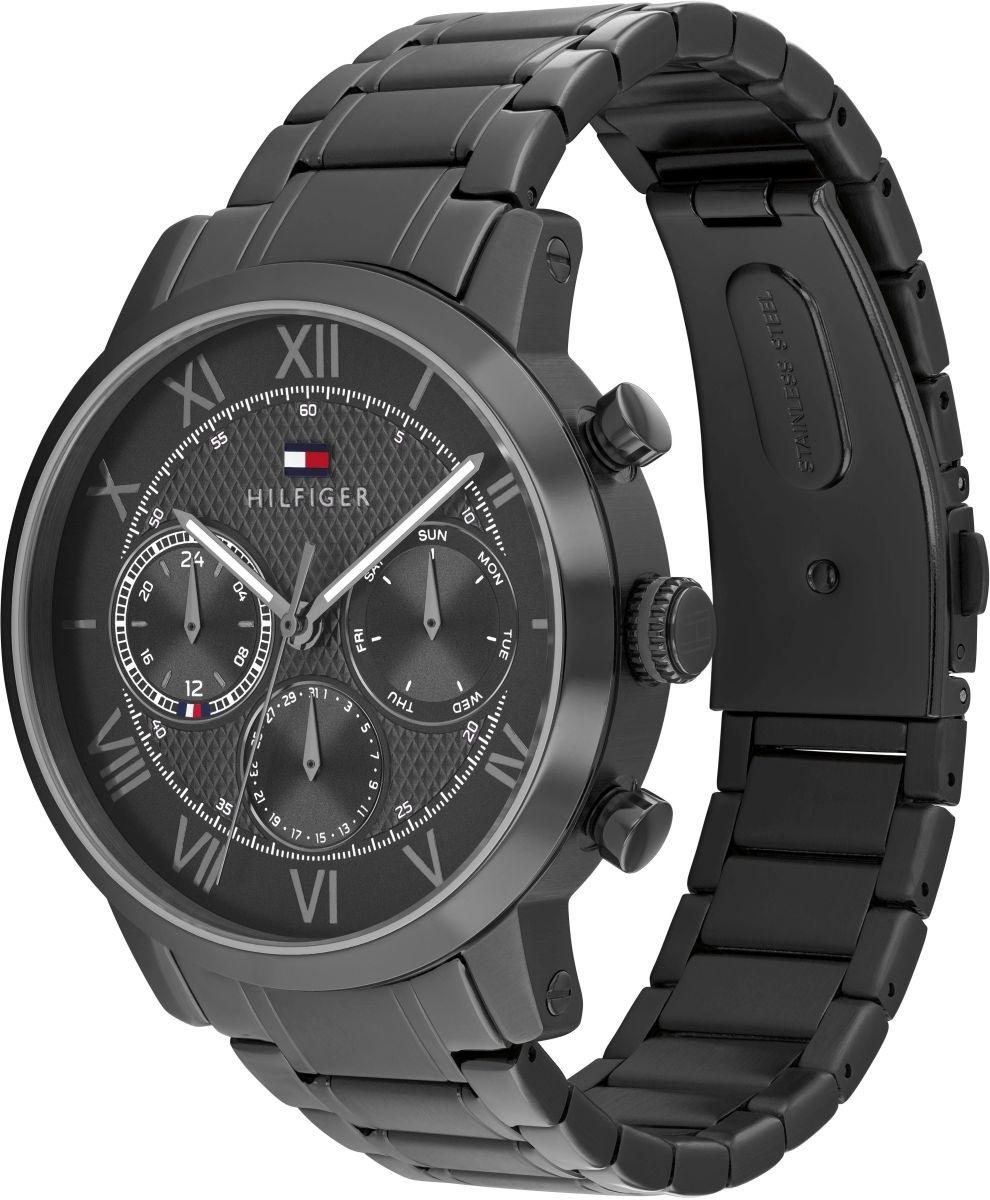 Tommy Hilfiger 1710730 zegarek szary klasyczny Męskie bransoleta