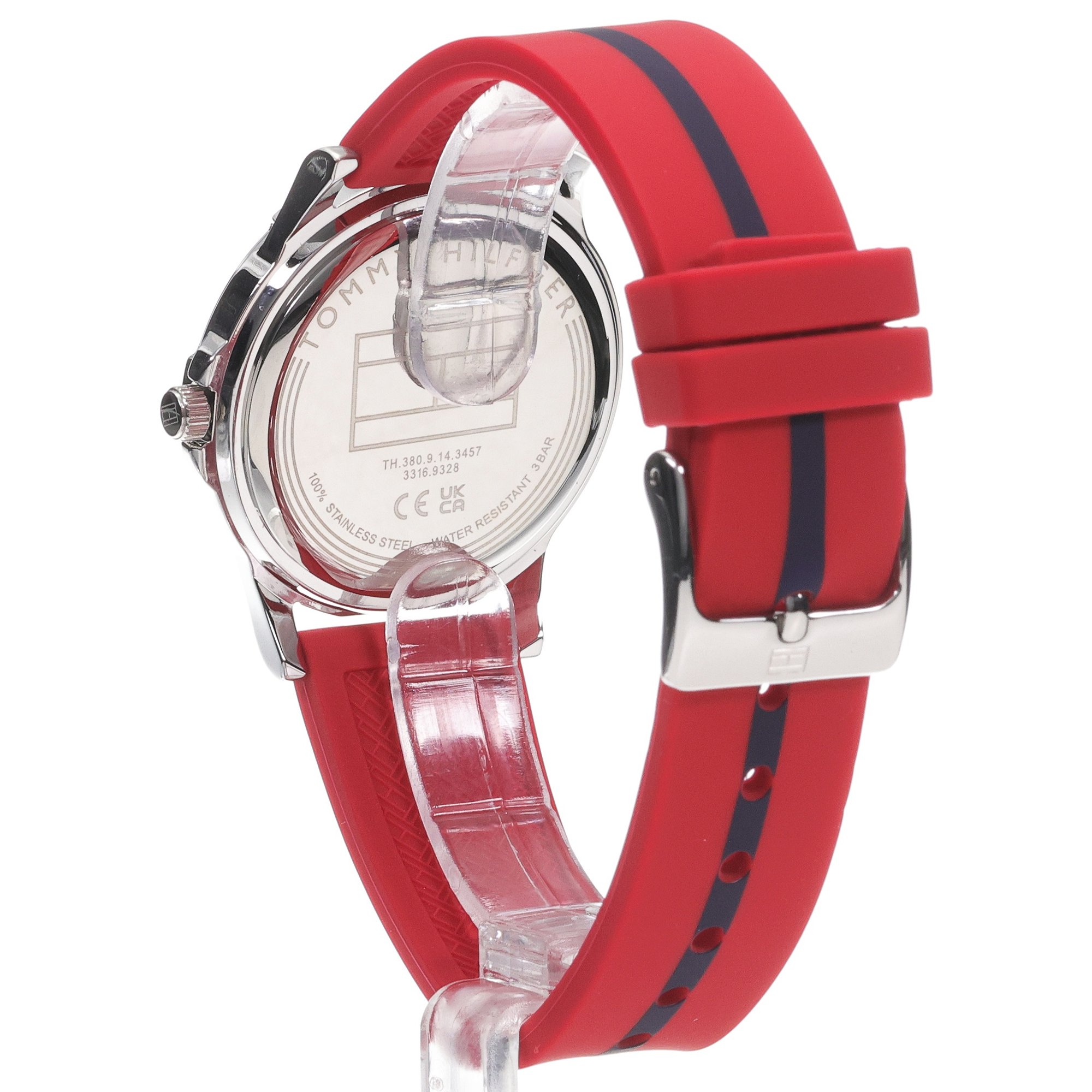 Tommy Hilfiger 1720035 zegarek srebrny fashion-modowy Męskie pasek - miniatura 4