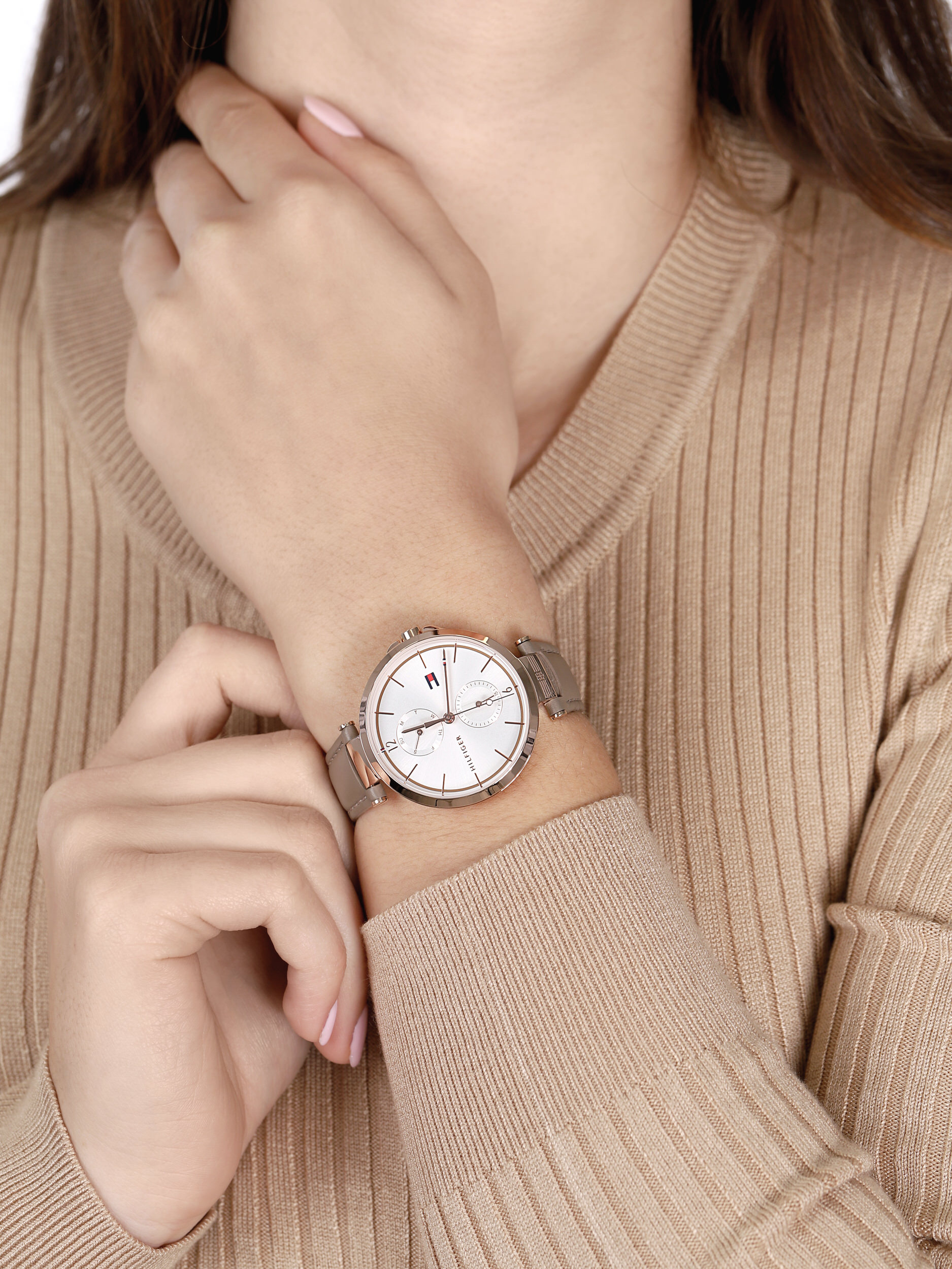 Tommy Hilfiger 1782125 Damskie fashion/modowy zegarek różowe złoto - miniatura 3
