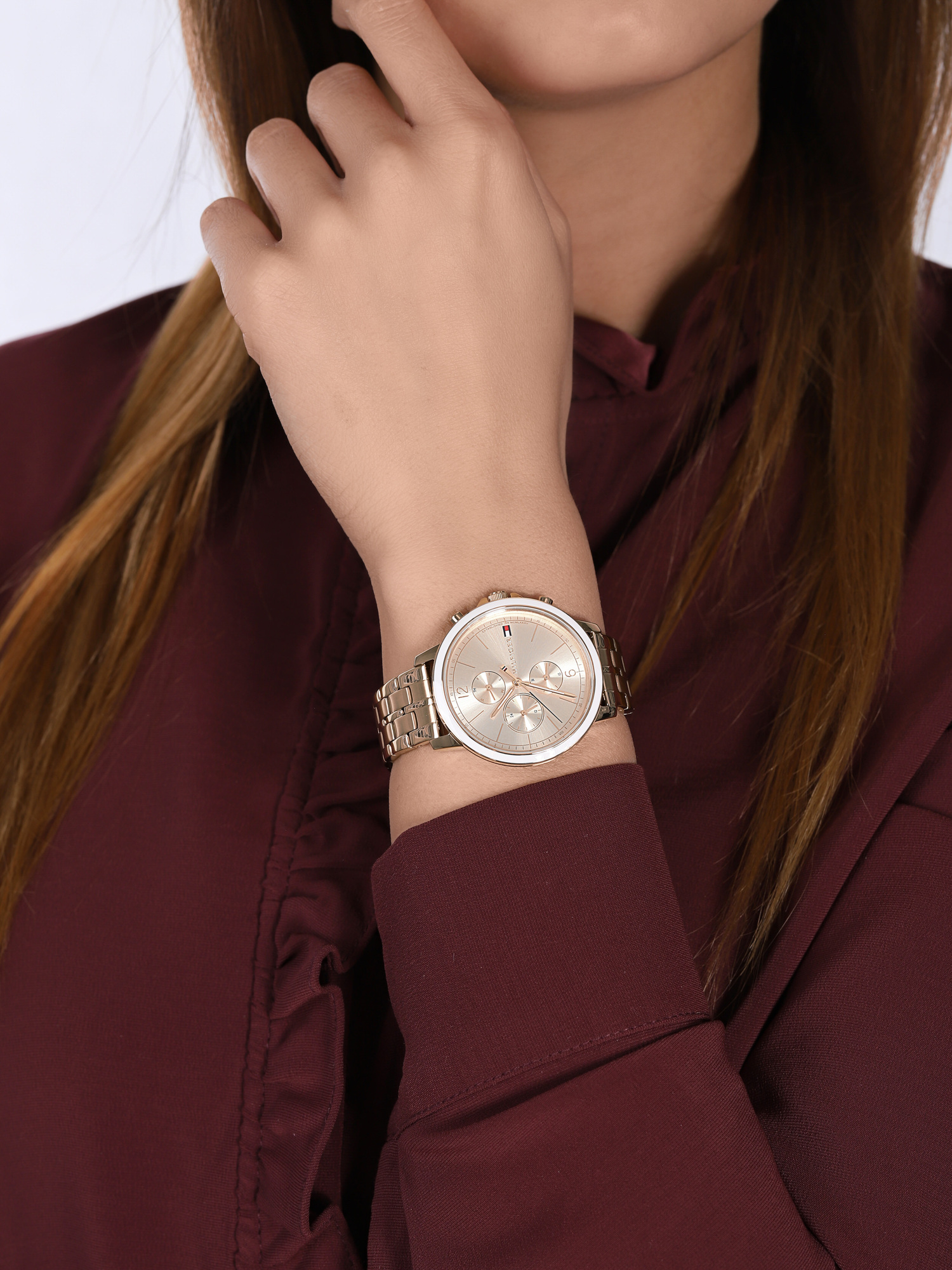 Tommy Hilfiger 1782189 zegarek złoty klasyczny Damskie bransoleta - miniatura 3